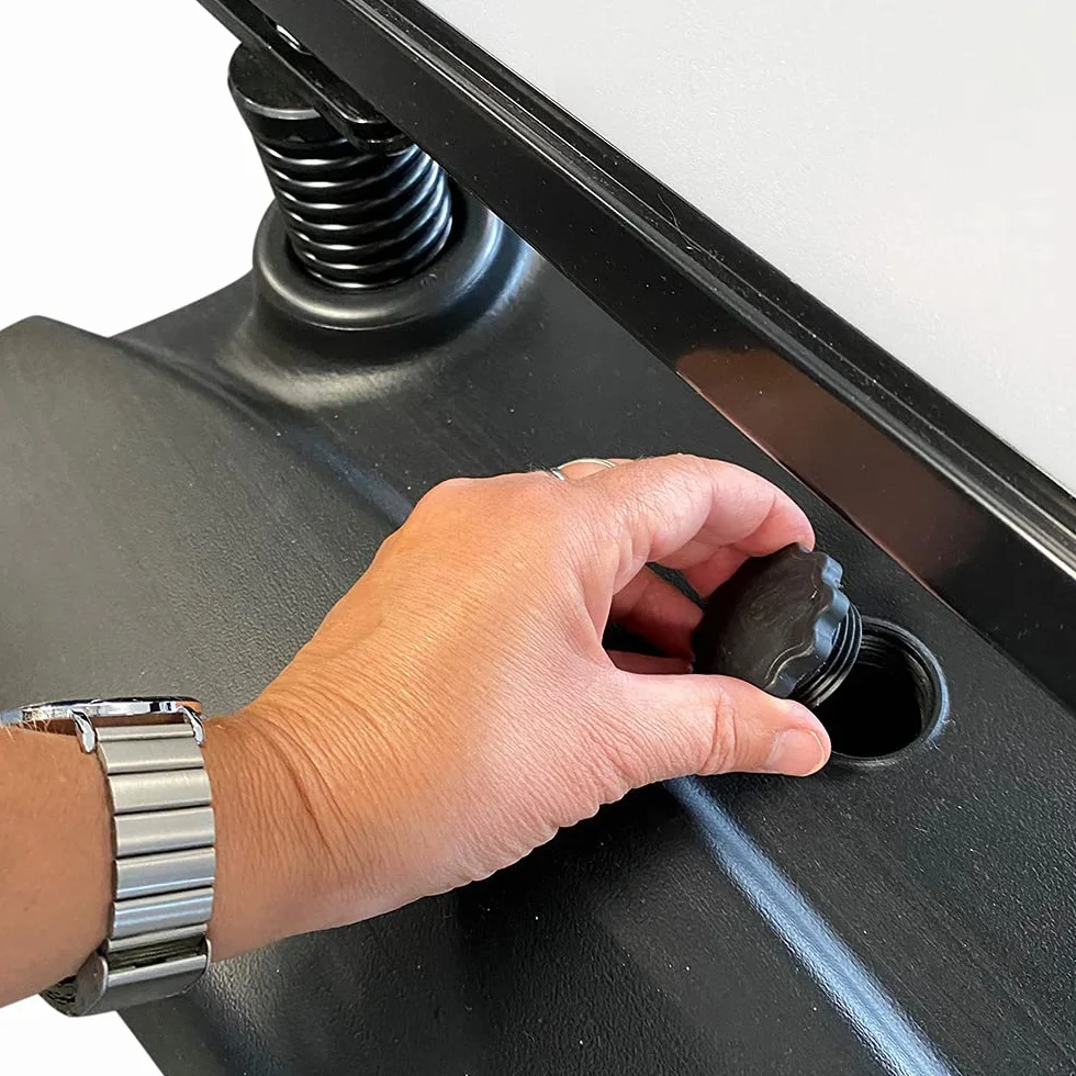 Soporte para carteles Wind-Sign negro DIN A1 594 x 841 mm resistente a la intemperie con ruedas