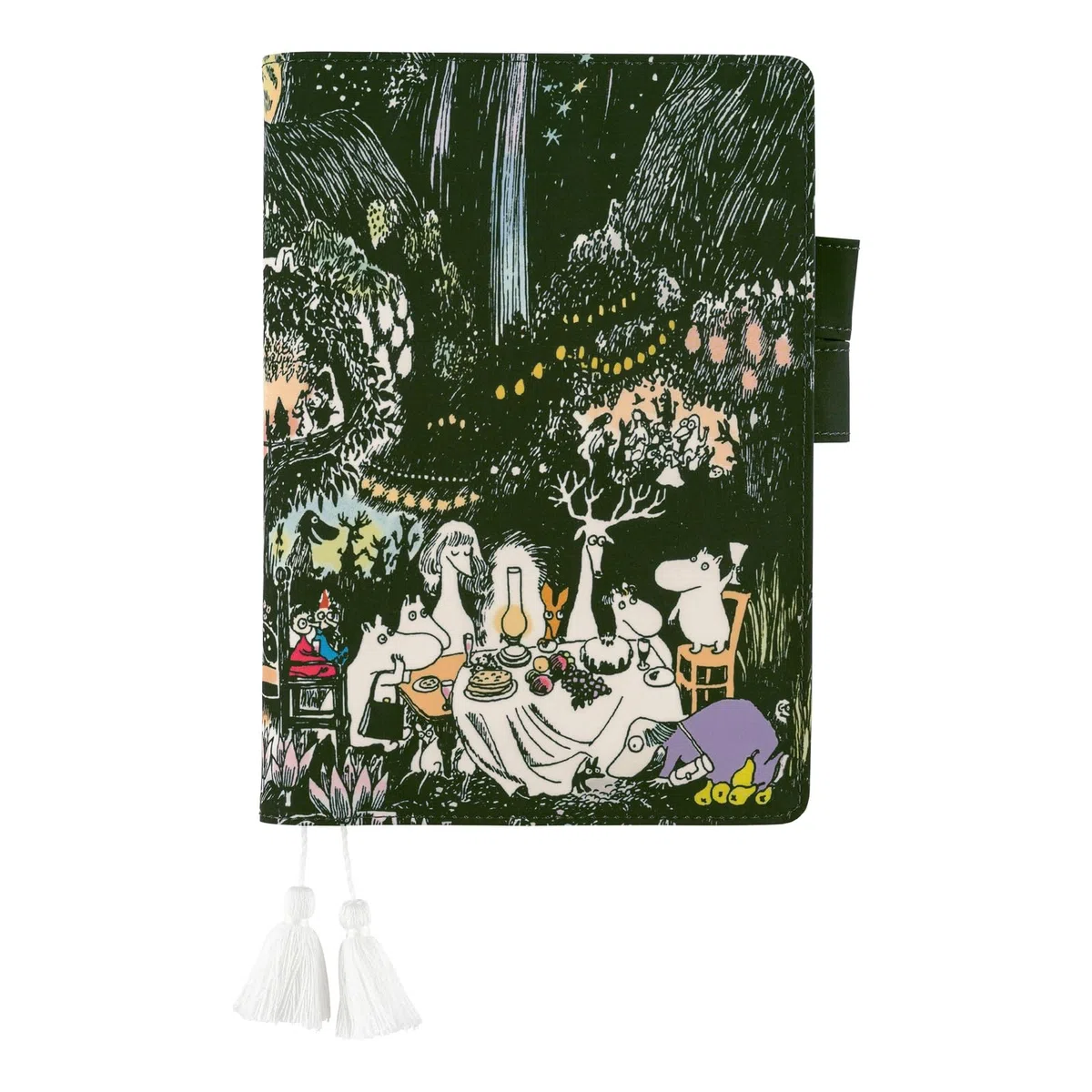 Hobonichi Techo - Funda para agenda A5 - Moomin: Night of the Big Party (tamaño primo, solo funda)