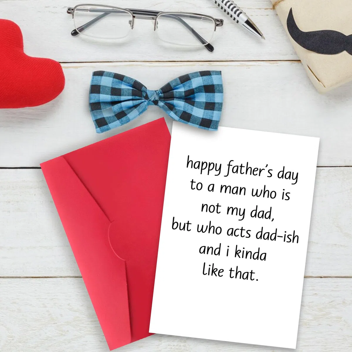 Divertida tarjeta para el día del padre para padrastro, tarjeta de regalo para el día del padre, tarjeta del día del padrastro, regalos para padrastro de hija hijo, tarjeta para padrastro con