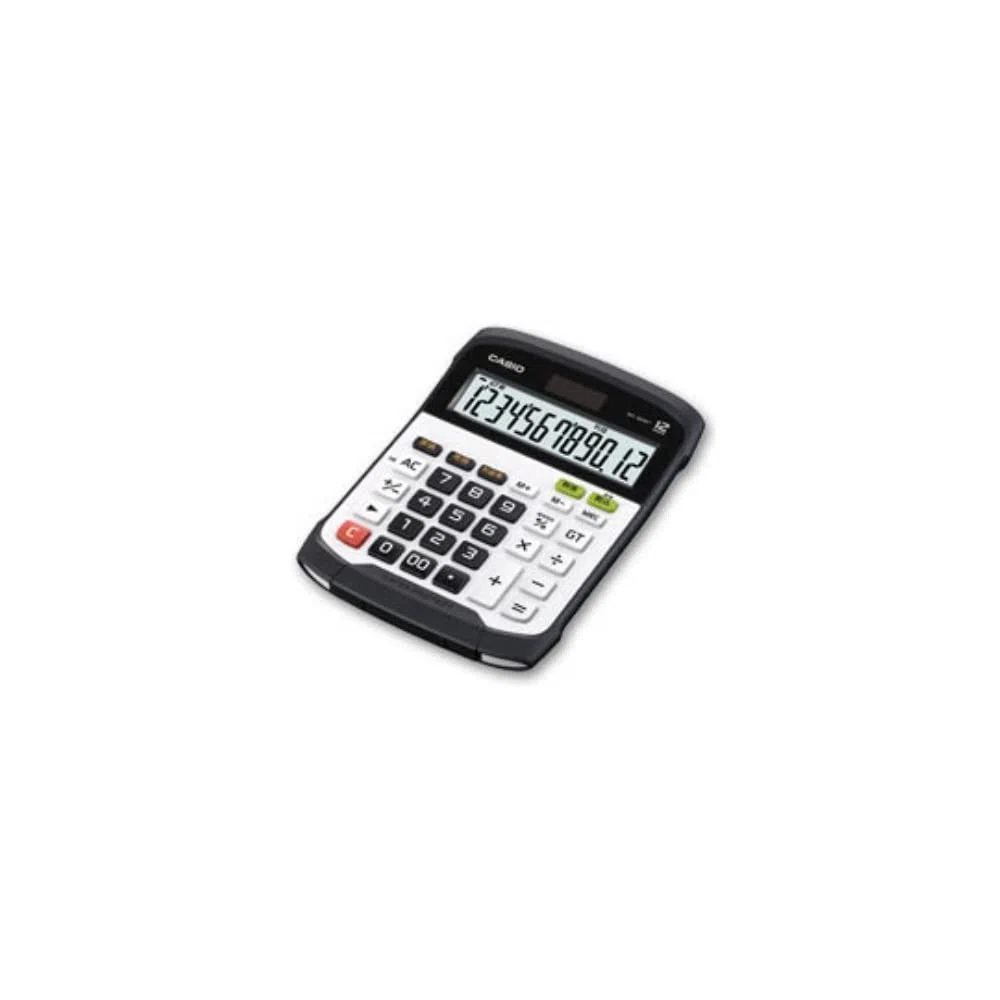 Casio WD-320MT - Calculadora de sobremesa, 3.6 x 14.5 x 19.5 cm, color blanco y negro