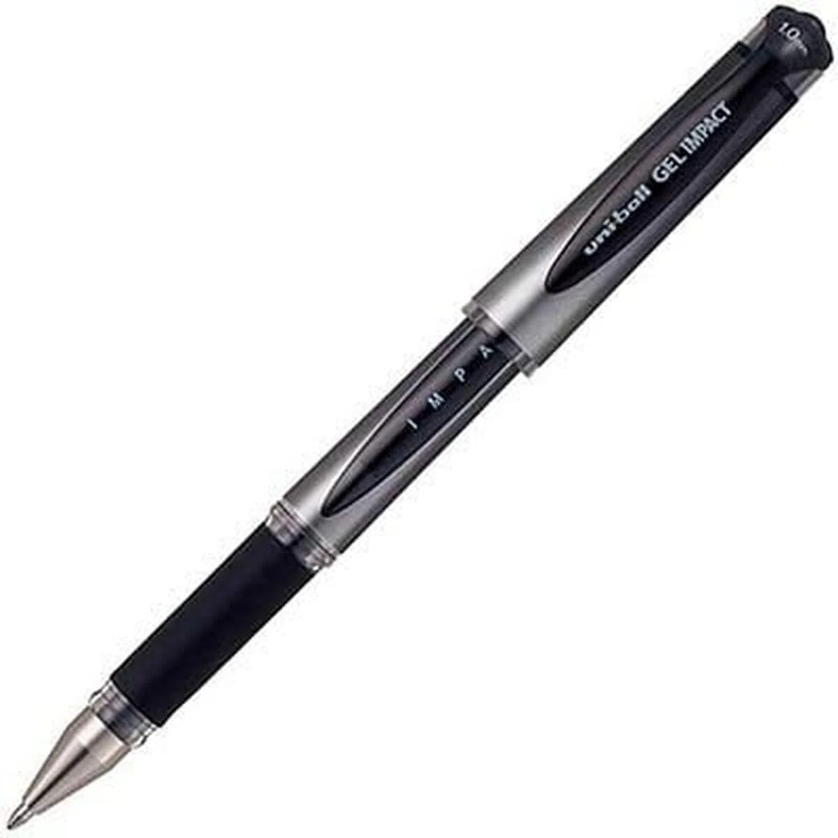 Uni-Ball UM153S, Paquete de 12 Bolígrafos de Tinta Gel, Negro