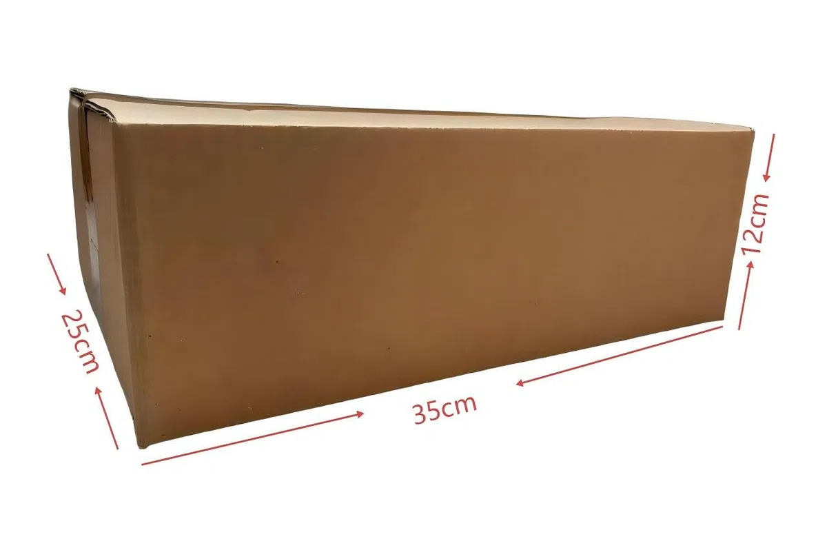 Sanapack c-012 - Cajas de cartón de onda individual, 35 x 25 x 12 cm, juego de 80 unidades, para mudanzas y envíos (80 unidades, 35 x 25 x 12 cm)
