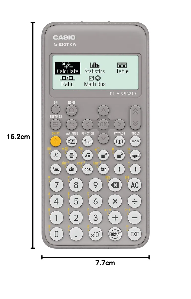 Casio fx-83GTCW - Calculadora científica Gris