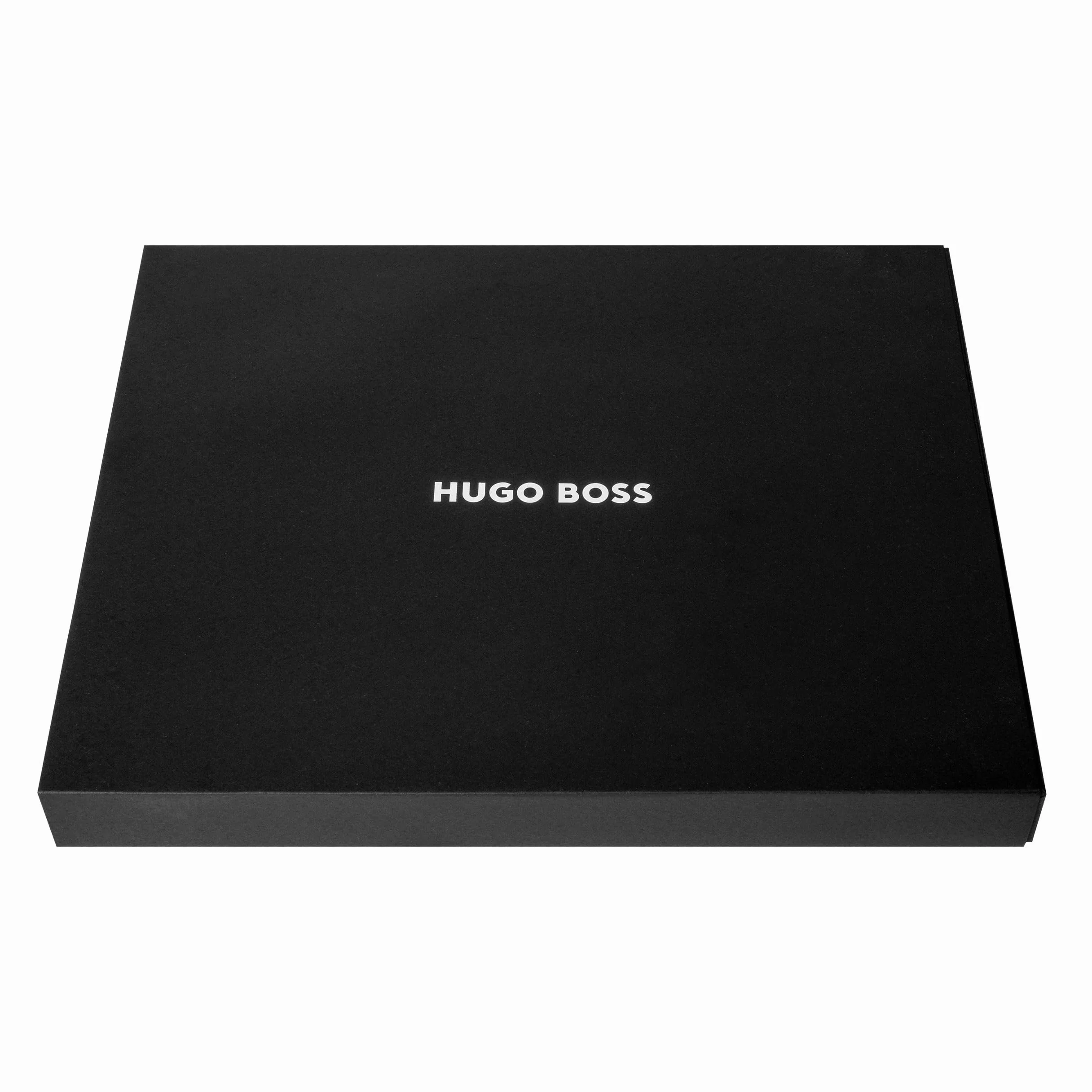Hugo Boss Carpeta de conferencias Gleam A4 Gris oscuro