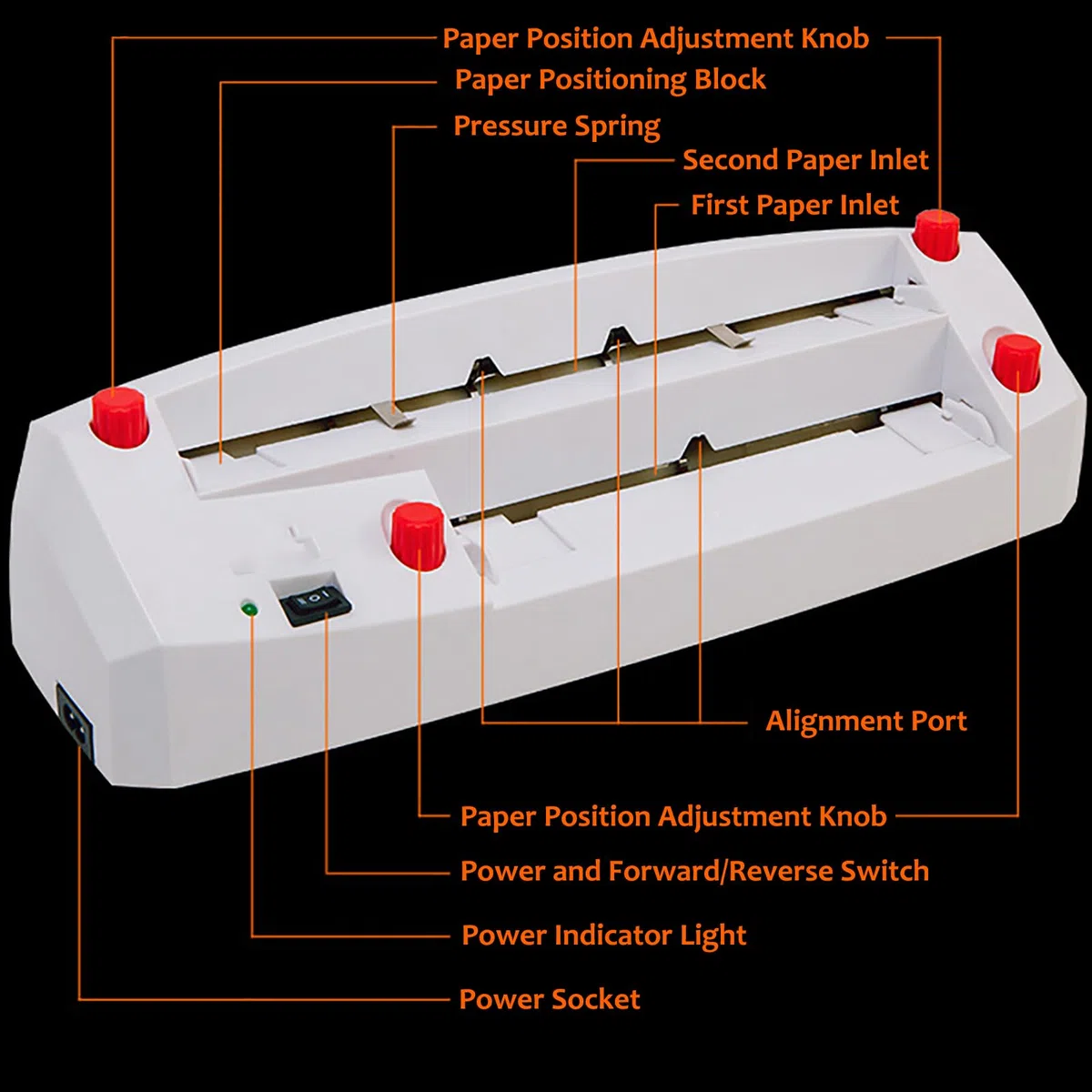 Cortadora eléctrica para tarjetas de visita, cortador de papel A4 para hojas de 195 a 212 x 297 mm, placa de posicionamiento ajustable de 1 a 18 mm para oficinas y copiadoras