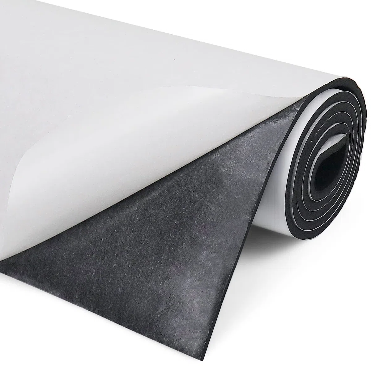 Placa de espuma de neopreno autoadhesiva multifunción rollo de espuma (300 mm x 3 mm x 1,5 m)