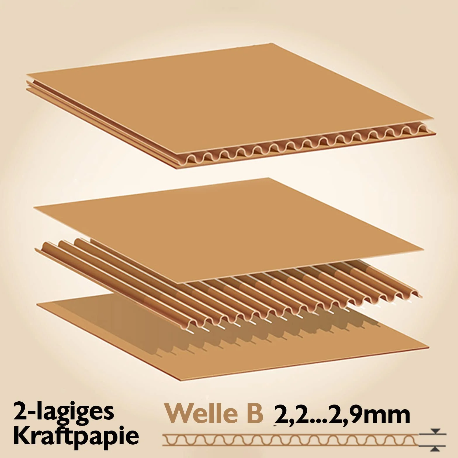 Konzept 11 - Cajas de Envío 20x15x10cm Set de 50 unid. Cajas plegables con tapa autoadhesiva, Cajas pequeñas para enviar, Tamaño estándar DHL Paquete S. Varios tamaños.