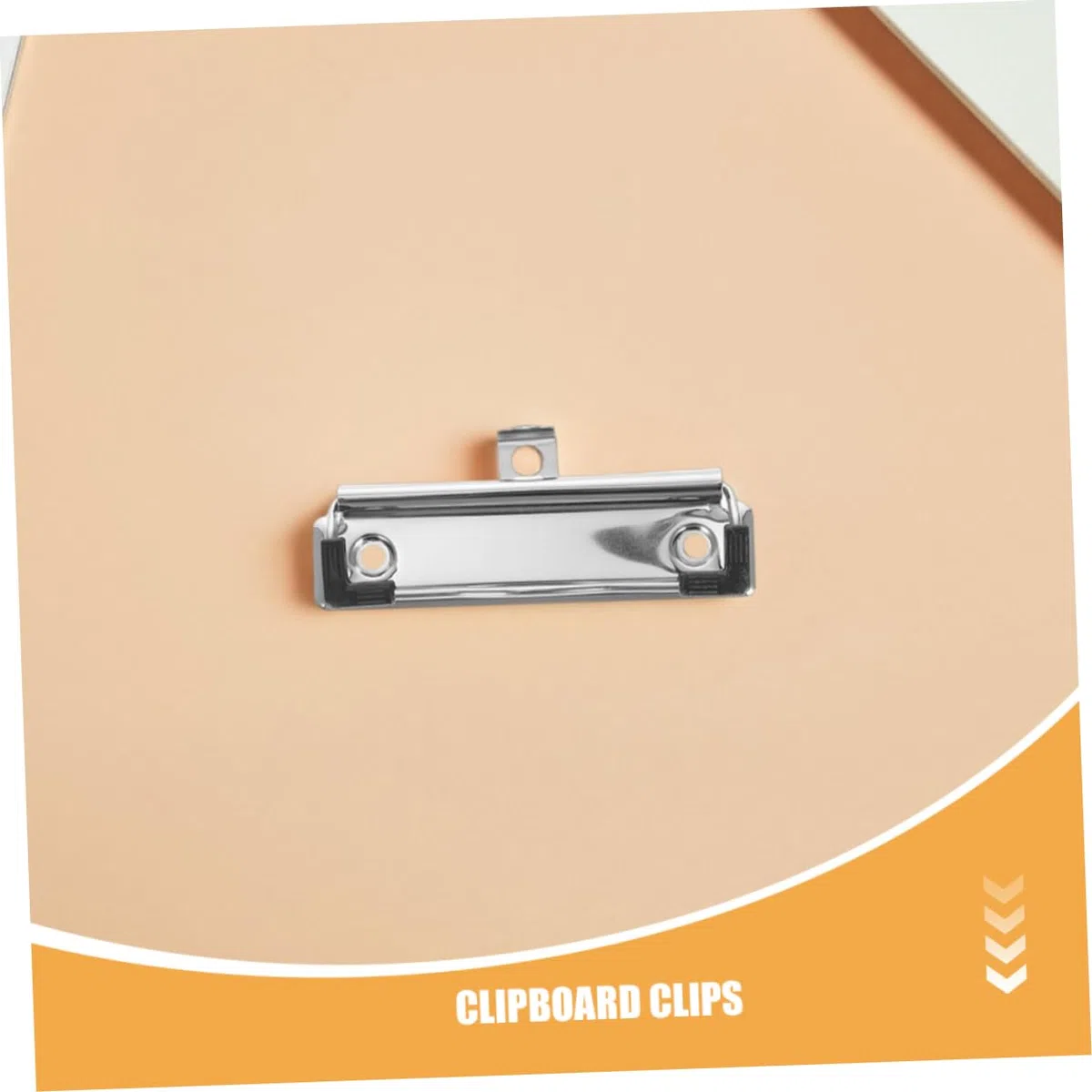 DOITOOL 50 piezas Clips de Metal para Portapapeles de Sujetapapeles de Oficina con Diseño Montable y Pies de Accesorios para y Papelería