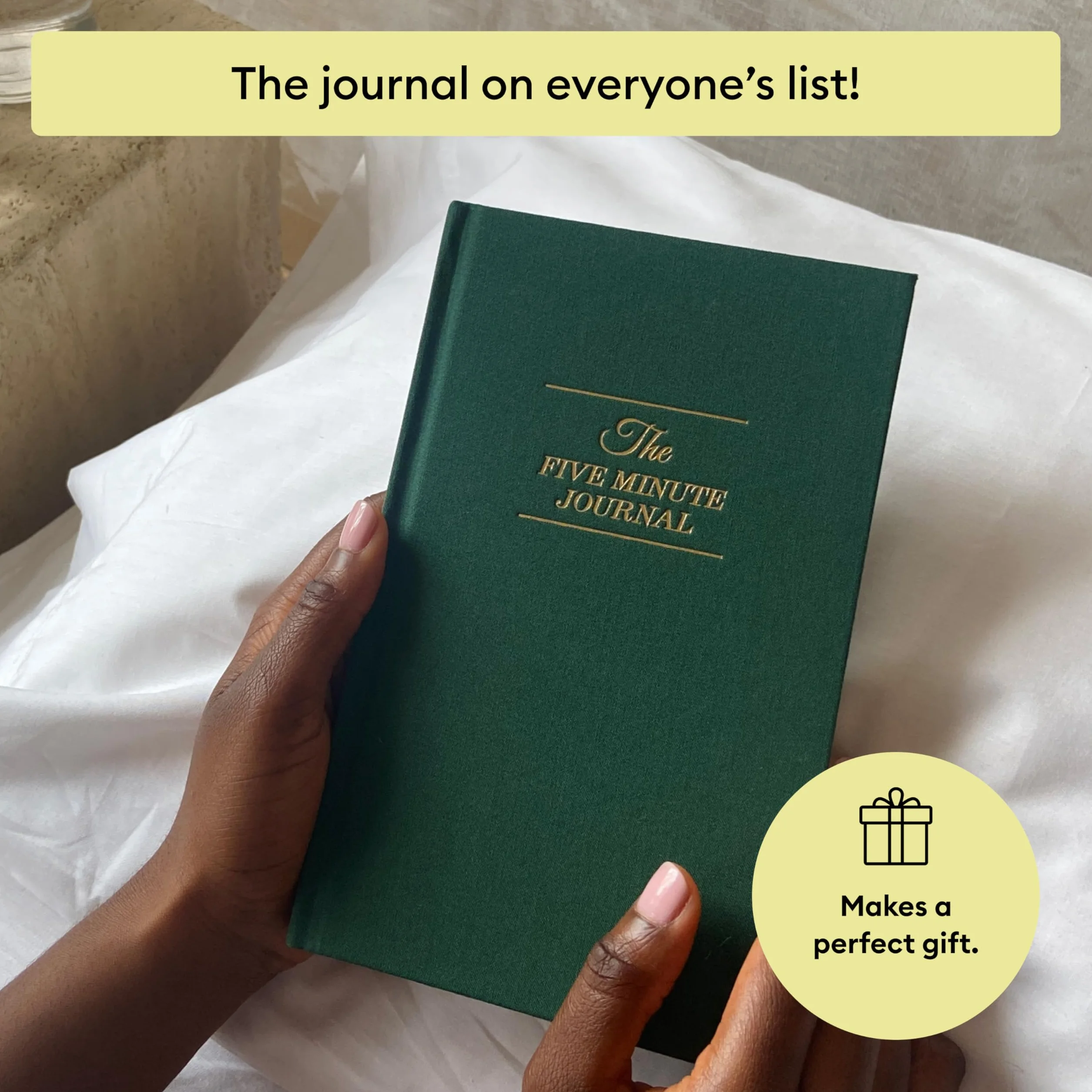 Intelligent Change The Five Minute Journal Original Daily Gratitude Journal for Happiness Mindfulness Reflection Daily Affirmations Undated Life Planner