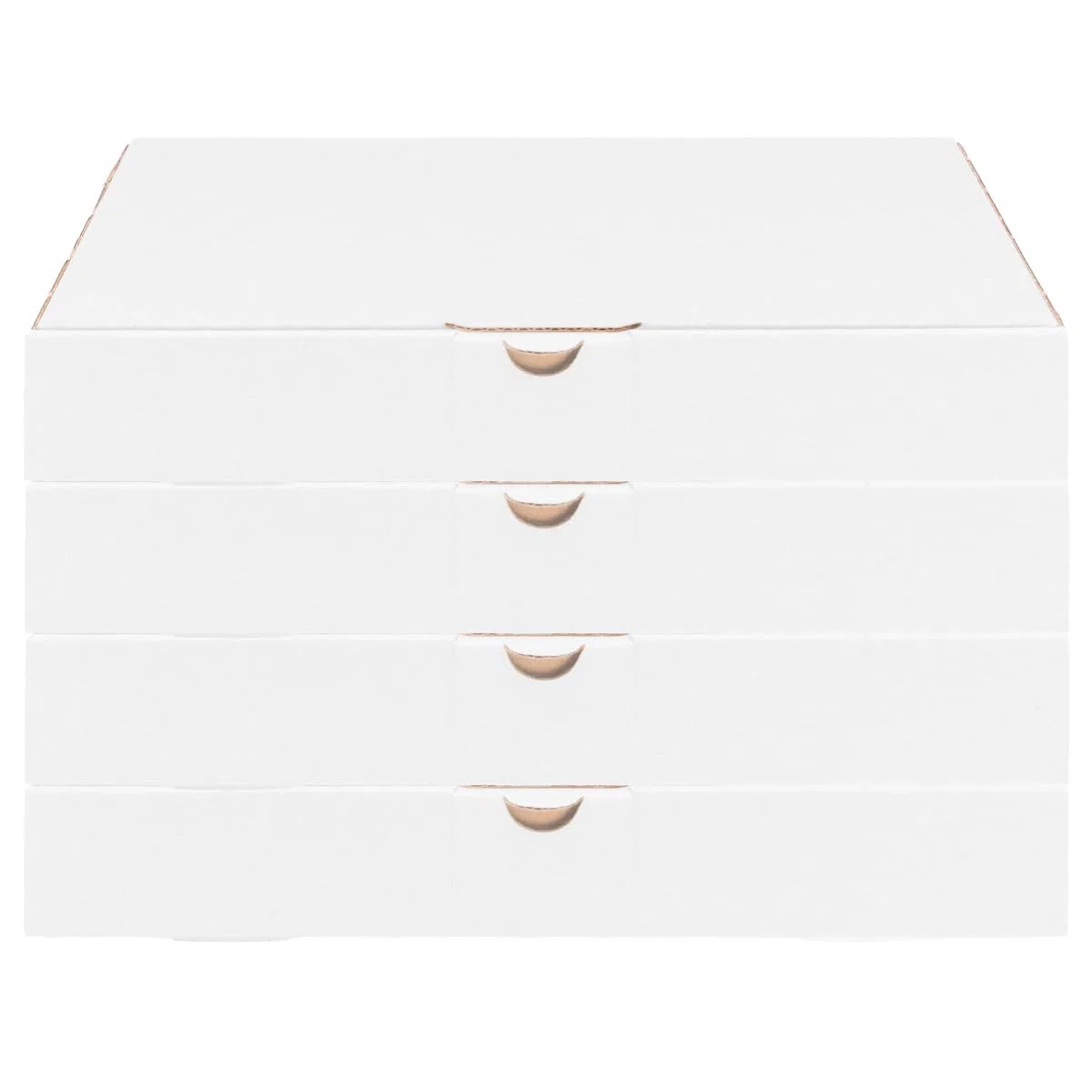 verpacking Cajas de cartón grandes 180 x 100 x 30 mm, MB-0, color blanco, tamaño interior 176 x 96 x 27 mm, 1000 unidades