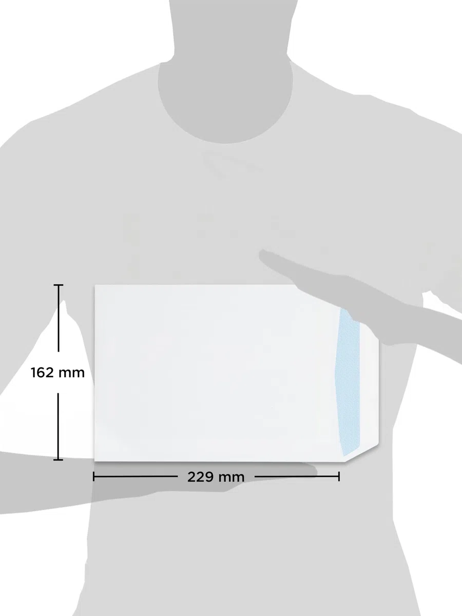 Blake C5 229x162mm 80gsm Manilla Value Pocket Self Seal Plain Envelopes (Pack of 500)