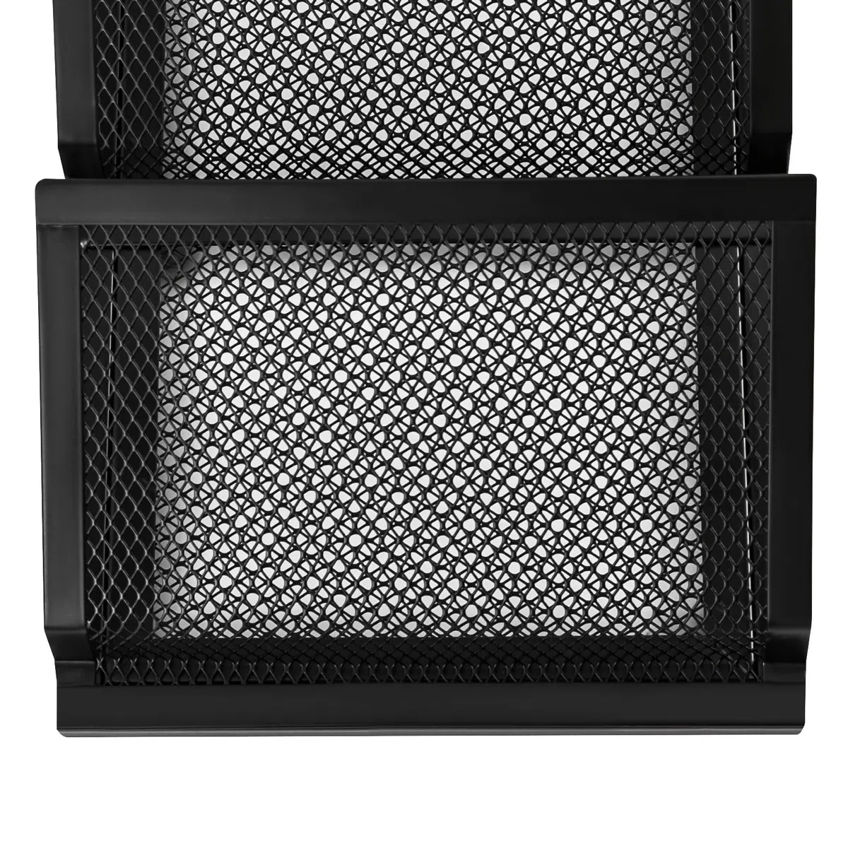 5 compartimentos de metal A4 para revistas de pared, archivos, documentos, organizador de revistas, dispensador de folletos, soporte de malla para archivos de pared, soporte de bolsillo