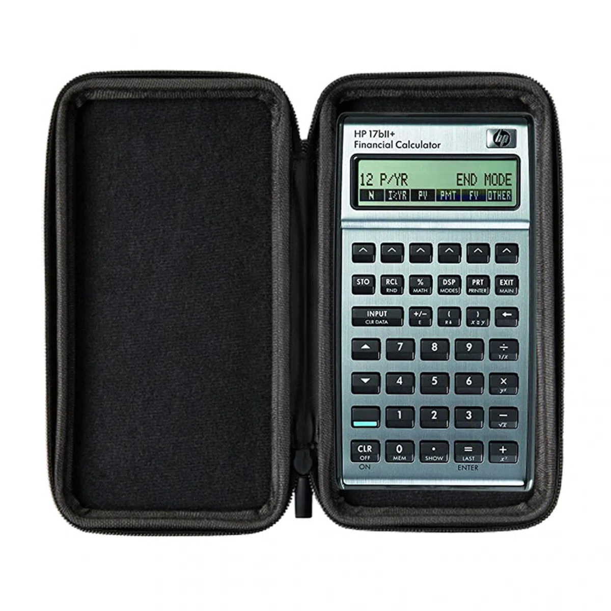 HP 17bll+ con Funda Protectora WYNGS Rojo - Calculadora Financiera - Paquete Básico