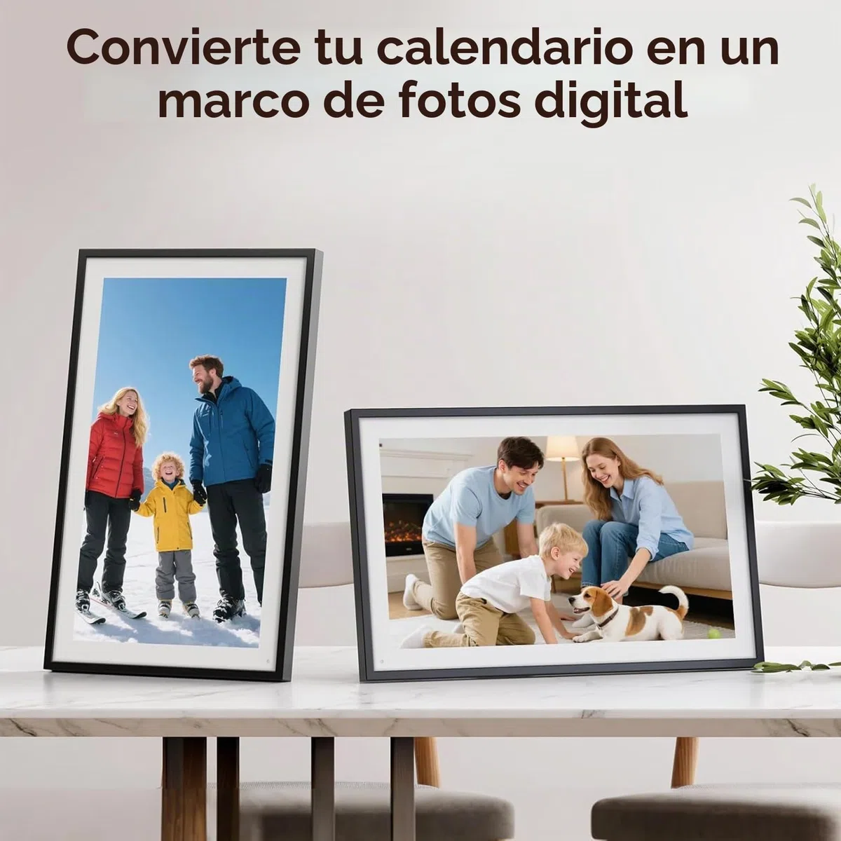 CCYLEZ 10.1 Pulgadas Gran Calendario Digital Inteligente, Calendario de Pantalla Táctil HD Planificador de Familia Family Planner, Wifi Planner Family Organizer con Plan de Comidas de