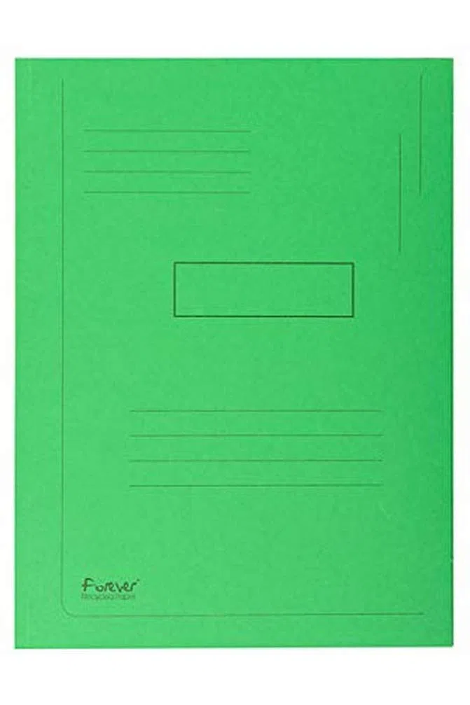 Exacompta 445013E - Carpeta (Conventional file folder, Caja de cartón, Verde, A4, 290 g/m², 240 mm), Pack de 50 unidades
