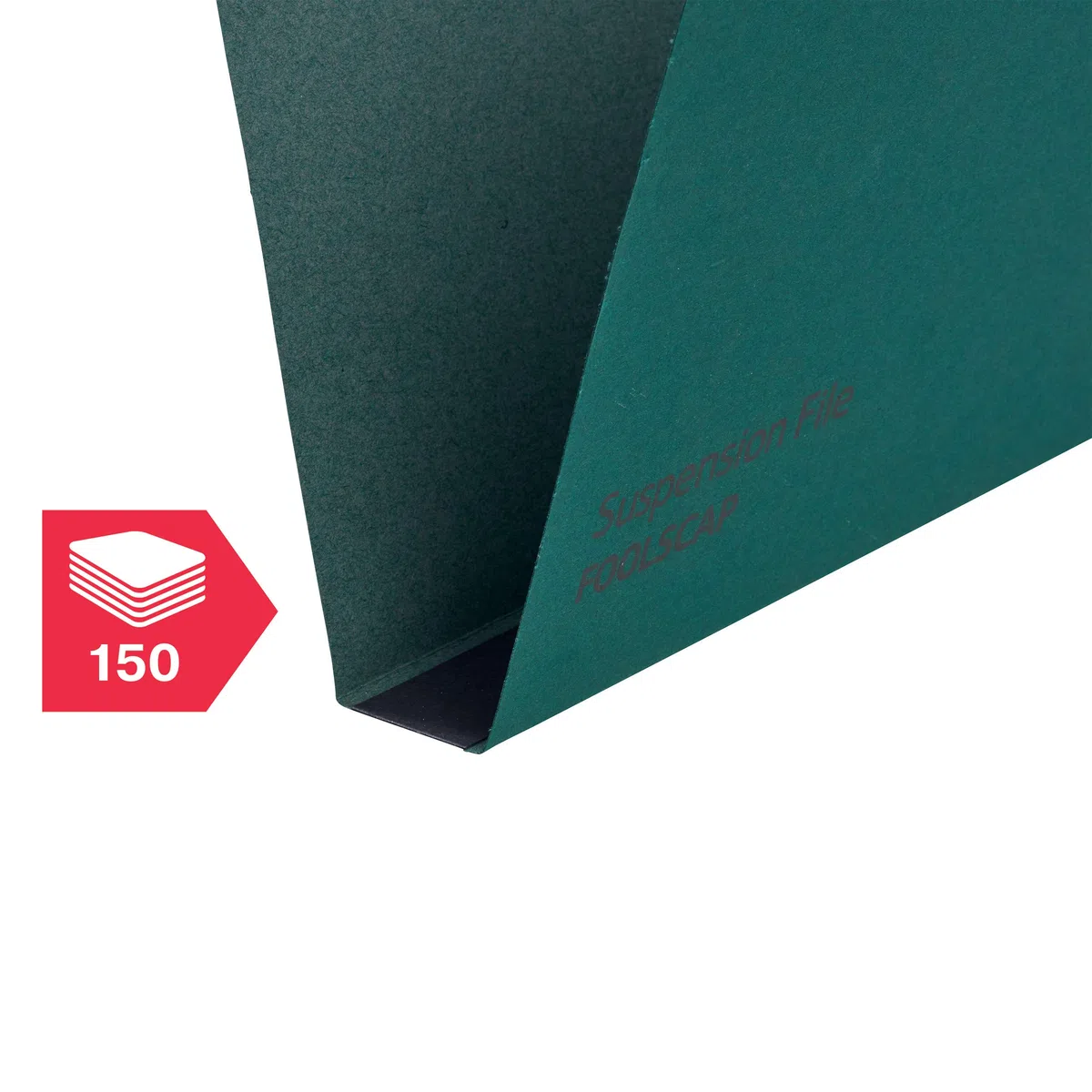 Rexel Crystalfile Classic - Carpeta colgante (cartón, base 30 mm), 50 unidades, color verde