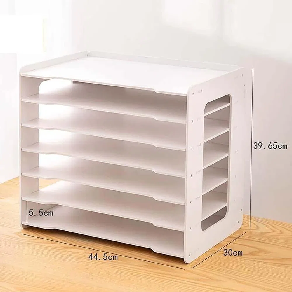 Soporte de papel A3 – Bandeja de escritorio extra grande y organizador de archivos de revistas para la escuela y la oficina, ideal para organizar documentos y archivos