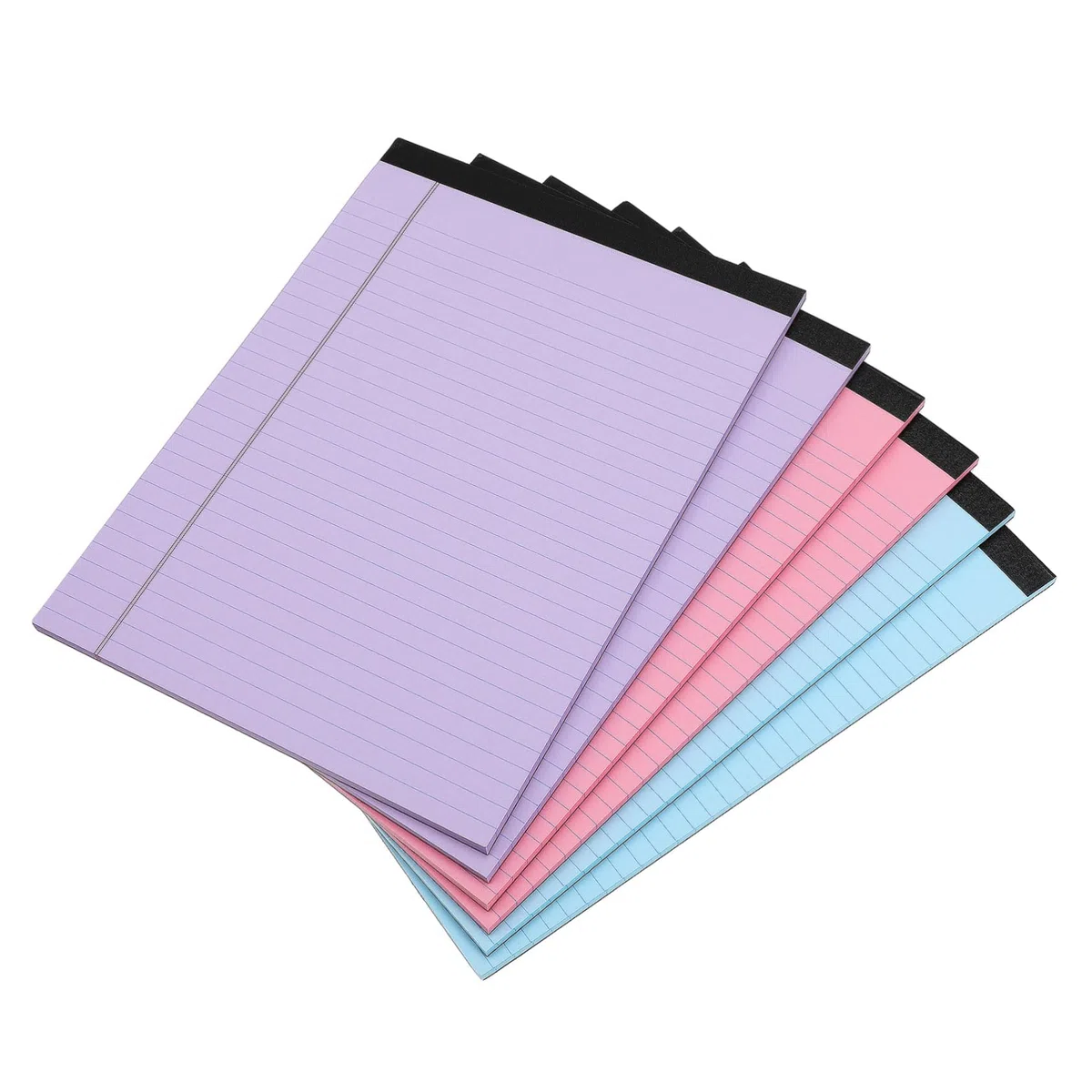jojofuny 6 Pcs Notepads Pocket Notepads College Regled Paper Writing Pads Colored Note Padt Para Papelería De Oficina Y Suministros De Maestros