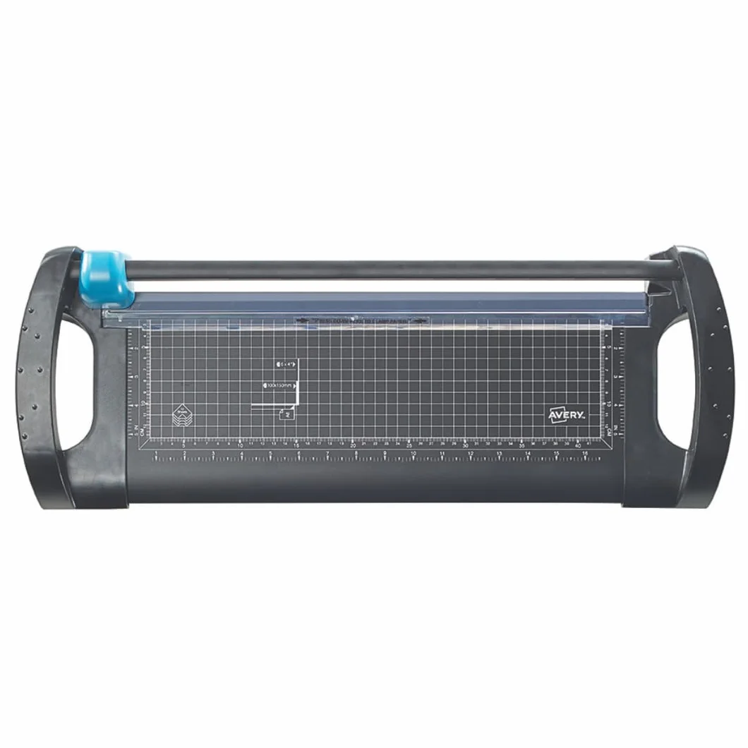 Avery España A3TR Cortadora de precisión con cuchilla giratoria, tamaño A3, luz de corte 440mm, capacidad hasta 12 hojas, garantía 5 años