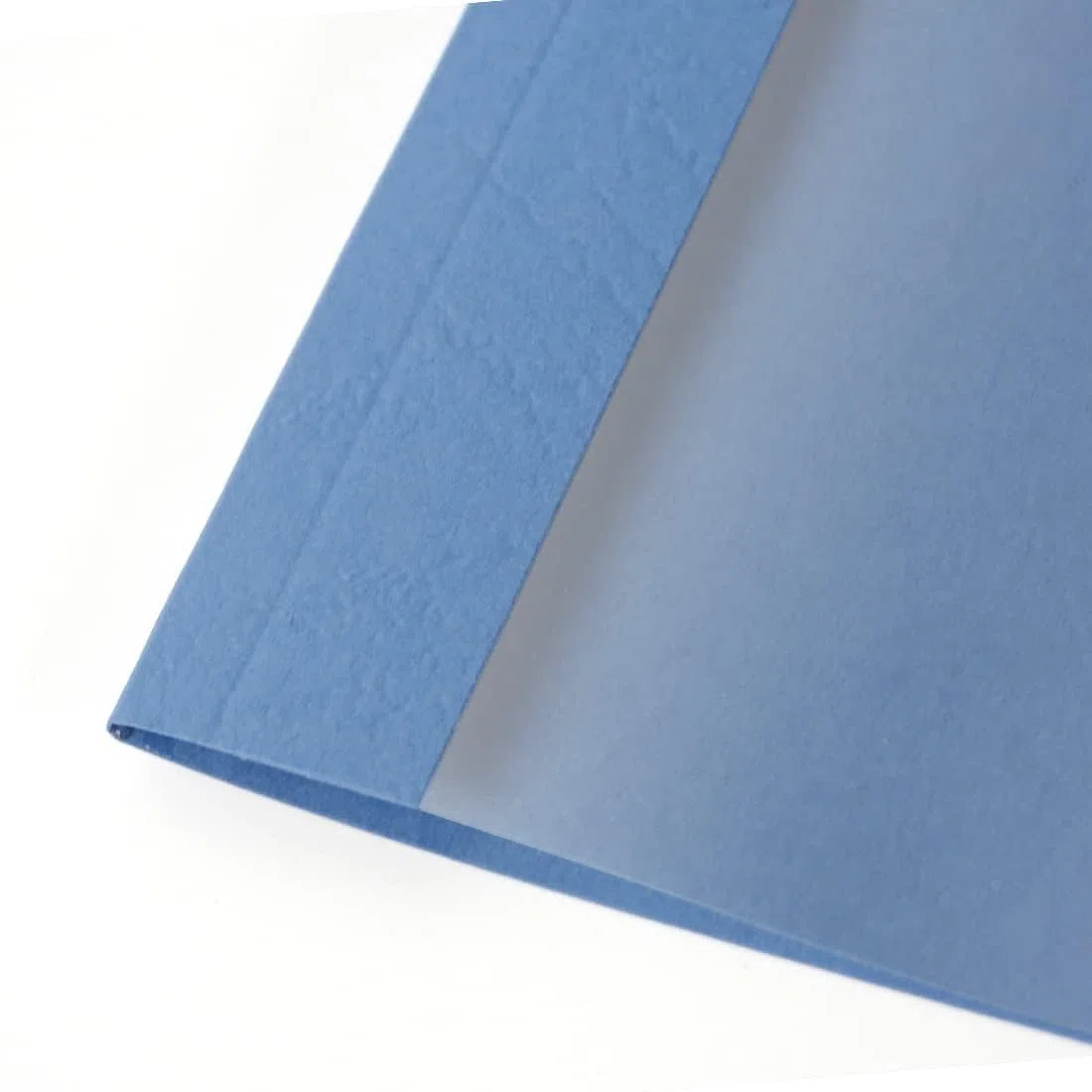 RAYSON Cubiertas térmicas de 12 mm, encuaderna hasta 100 hojas A4, transparente/azul, pack de 25