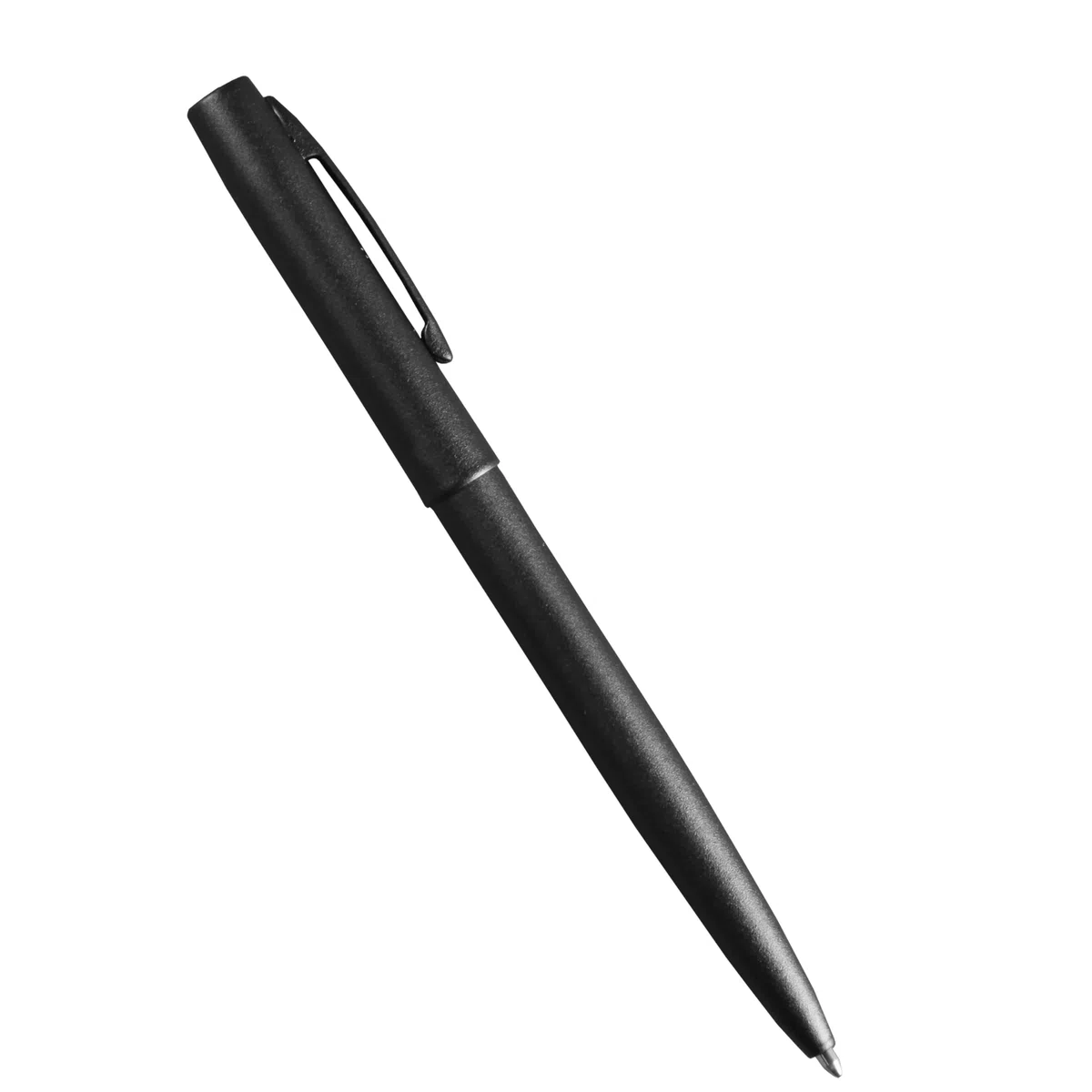 Rite-in-the-Rain - Bolígrafo de metal negro para todo tipo de clima, tinta negra (n.º 97)., unisex, Bolígrafo Clicker, R-97, negro, n/a