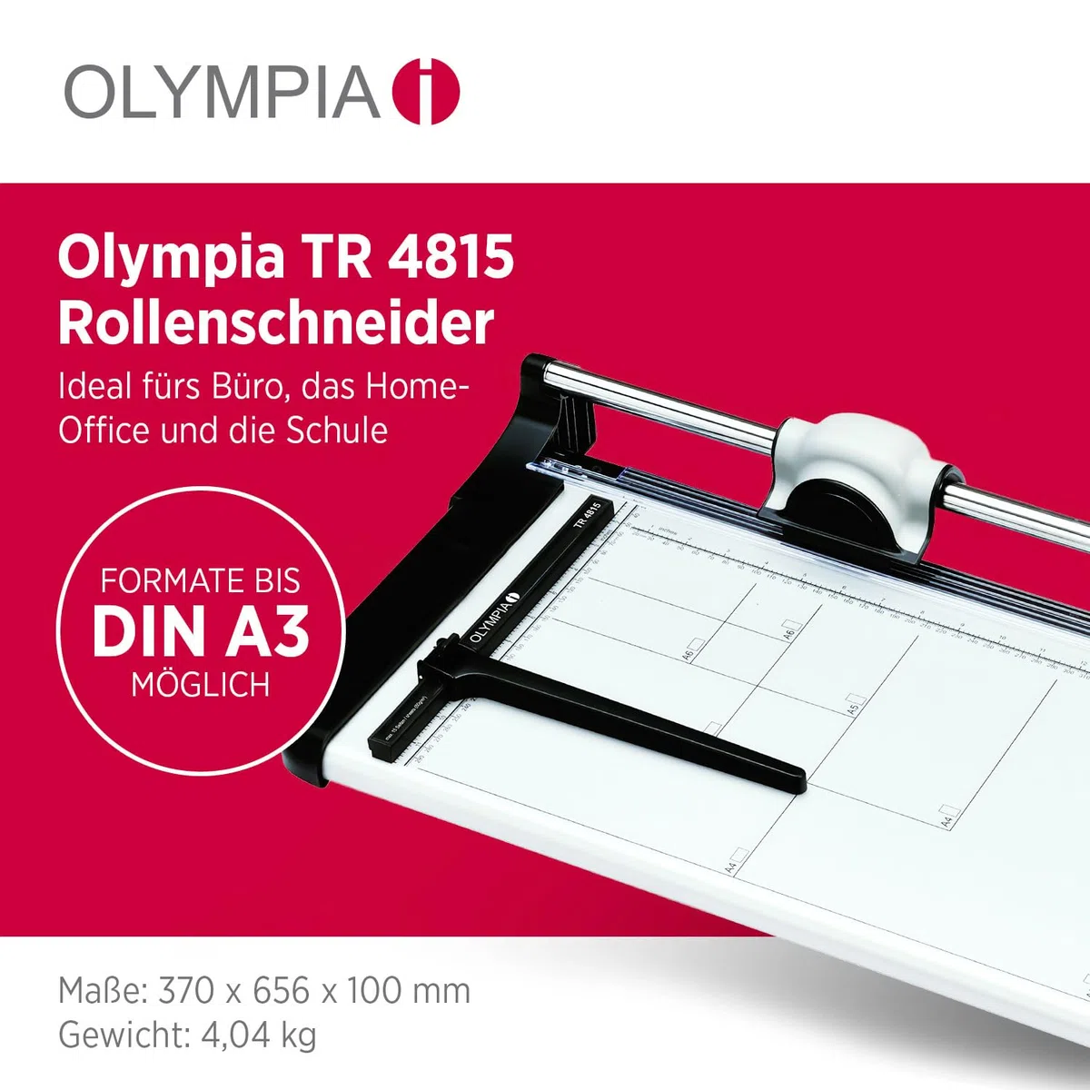 Olympia TR 4815 - Tablero de dibujo con regla
