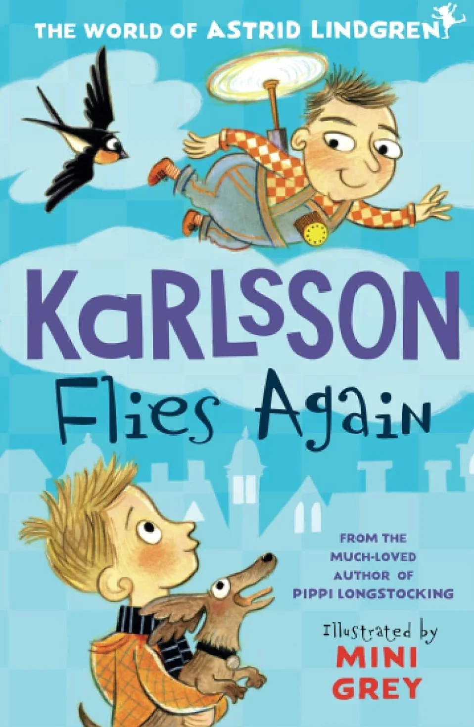 Astrid Lindgren Collection 14 Books Set (The Children of Noisy Village, Happy Times,Nothing but Fun, The World's Best Karlsson,Flies Again,on the Roof,Pippi Longstocking,