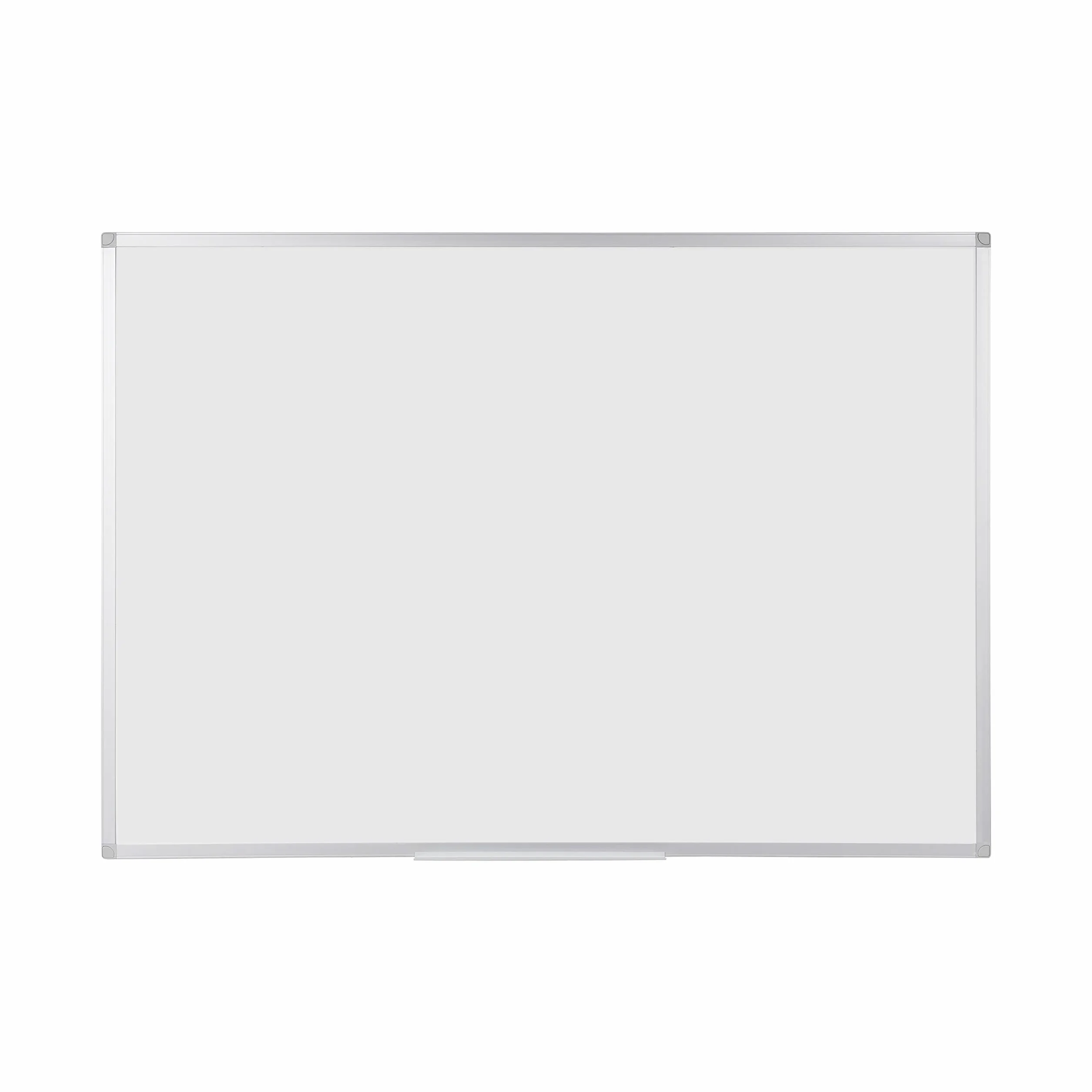 Pizarra Blanca Magnética 105 x 75 cm Acero Lacado Borrado en Seco Marco Aluminio Bandeja