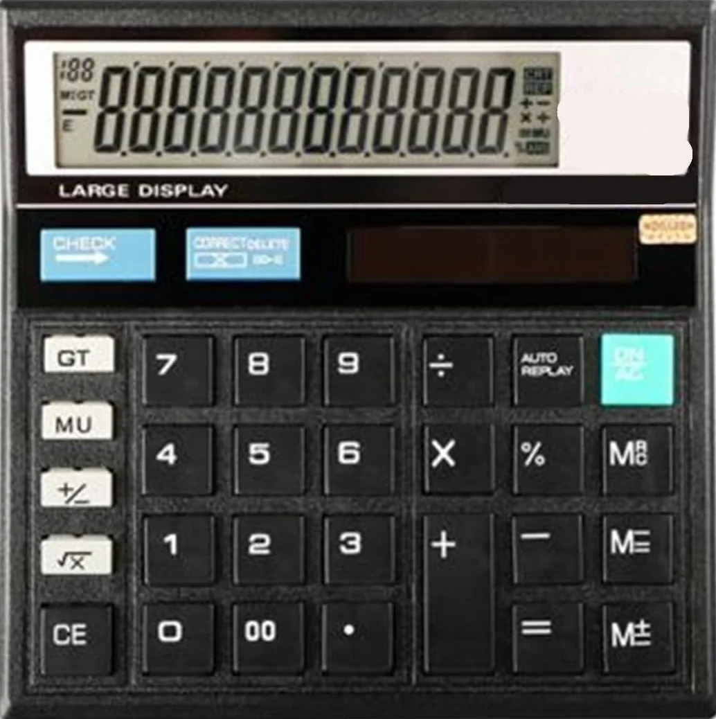 Calculadoras electrónicas de Escritorio Pantalla Grande 12 dígitos, calculadoras Escolares for el hogar, Oficina, Herramientas Contabilidad financiera,Calculadora
