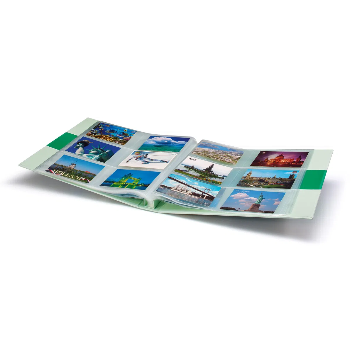 Leuchtturm 347771 Álbum de colección - Álbum de Postales para 600 Postales -50 Fundas rígidas