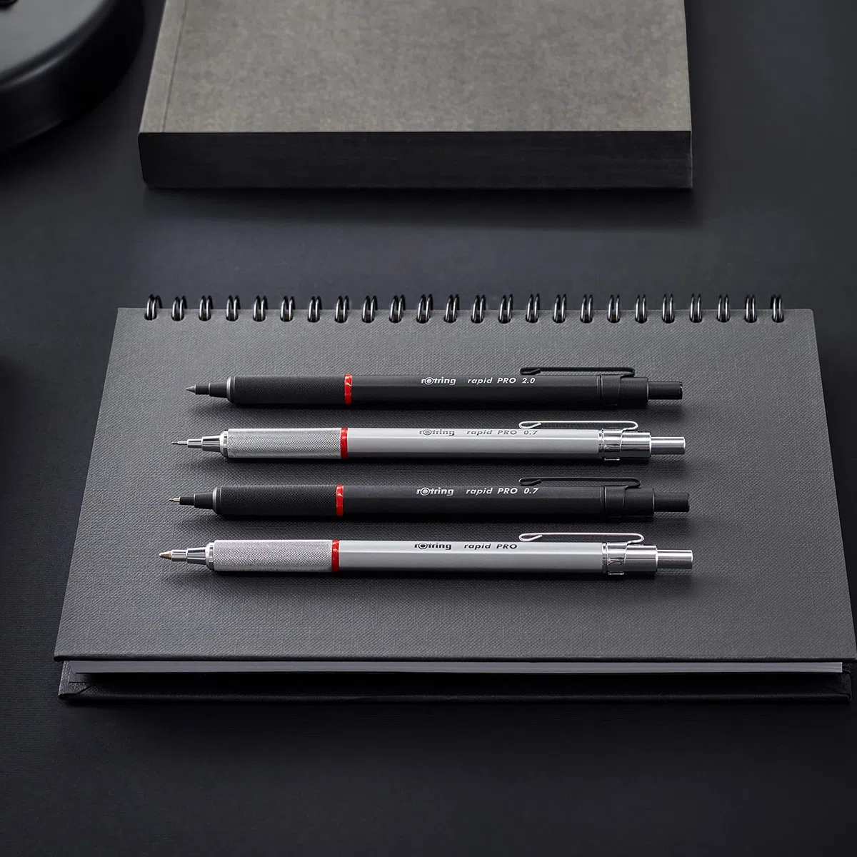 Rotring Rapid Pro 1904258 - Portaminas, 0.5 mm, color negro
