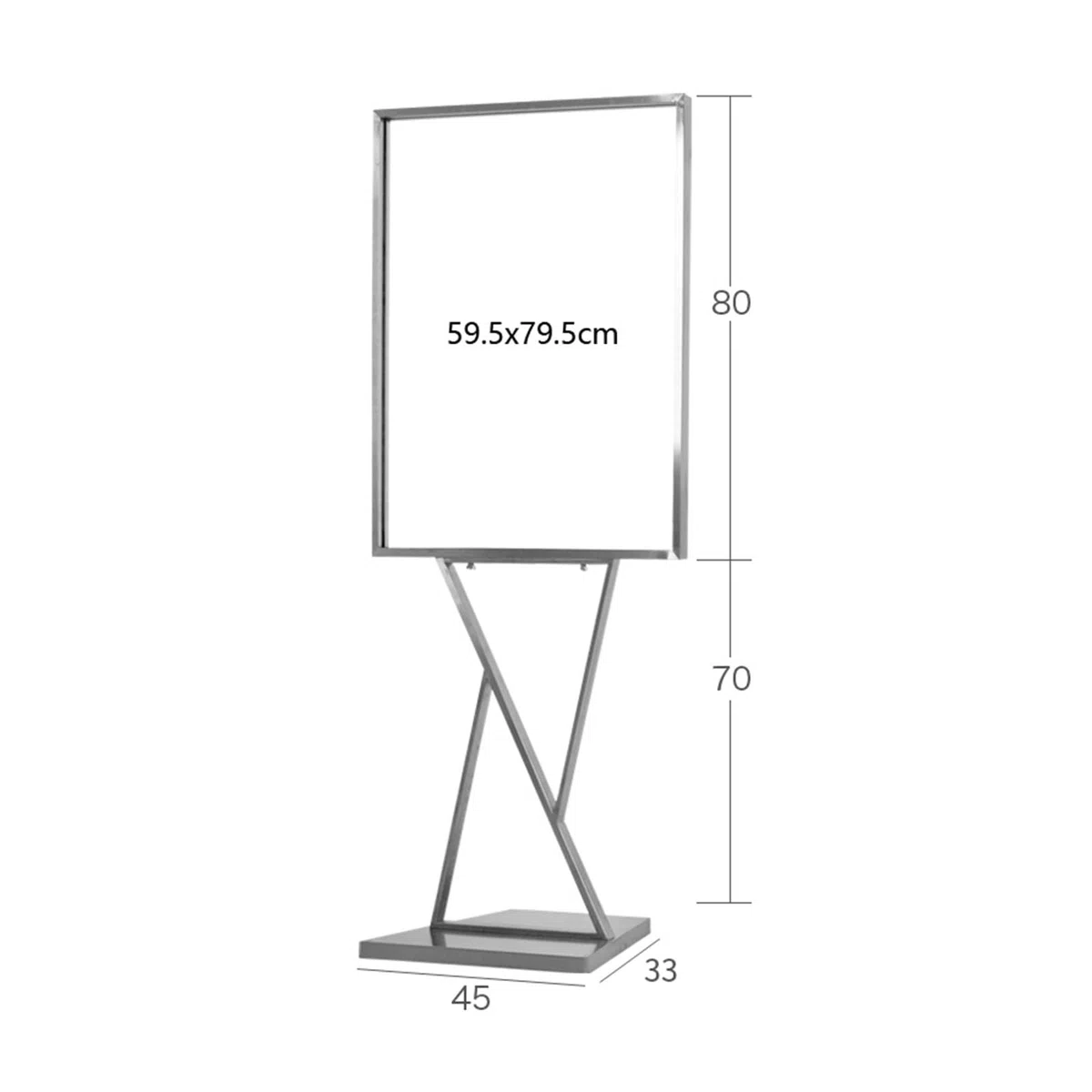 Soporte de Cartulina Resistente Al Aire Libre,Soporte de Cartel Moderno de Doble Cara Soporte de Volante para Tablero Espuma,Soporte Exhibición de La Bandera,Soporte Letrero de Bienvenida La Tienda