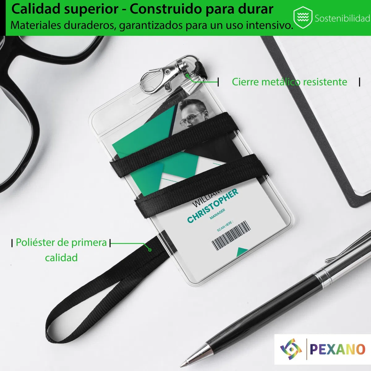 Lanyard para Tarjetas x100 Acreditaciones Colgantes Llaves Profesora Porta Cartoes Pescoço Colgador Identificadores Personales ✯GARANTÍA✯ Cordon Llaves Cuello Soporte Tarjeta de Identificacion Cuello