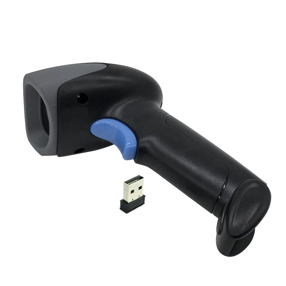 Conexión/inalámbrica de código Barras Escáner Código Pago Supermercado Comodidad Tienda Compras Mall Undergensional Barcode Gun High Precision para Puntos de Venta en supermercados(Wired)