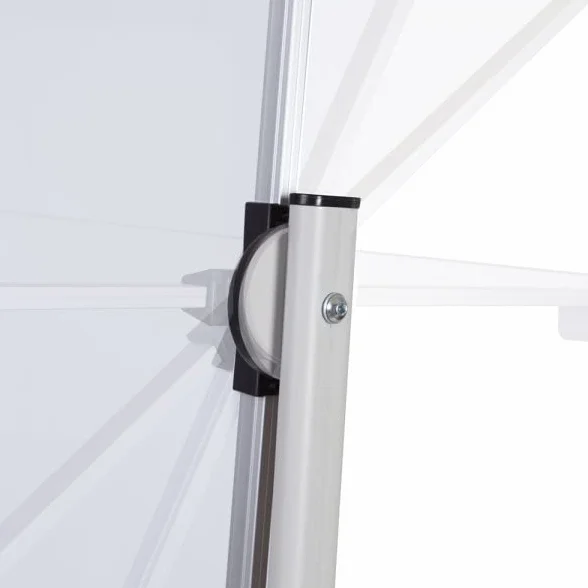 Rocada, Soporte Móvil Giratorio, Soporte para Pizarra de Doble Cara, Ideal para Pizarra Doble Cara desde 120 cm a 200 cm de longitud, Incluye Bandeja y Ruedas,M-T-ST-2101E