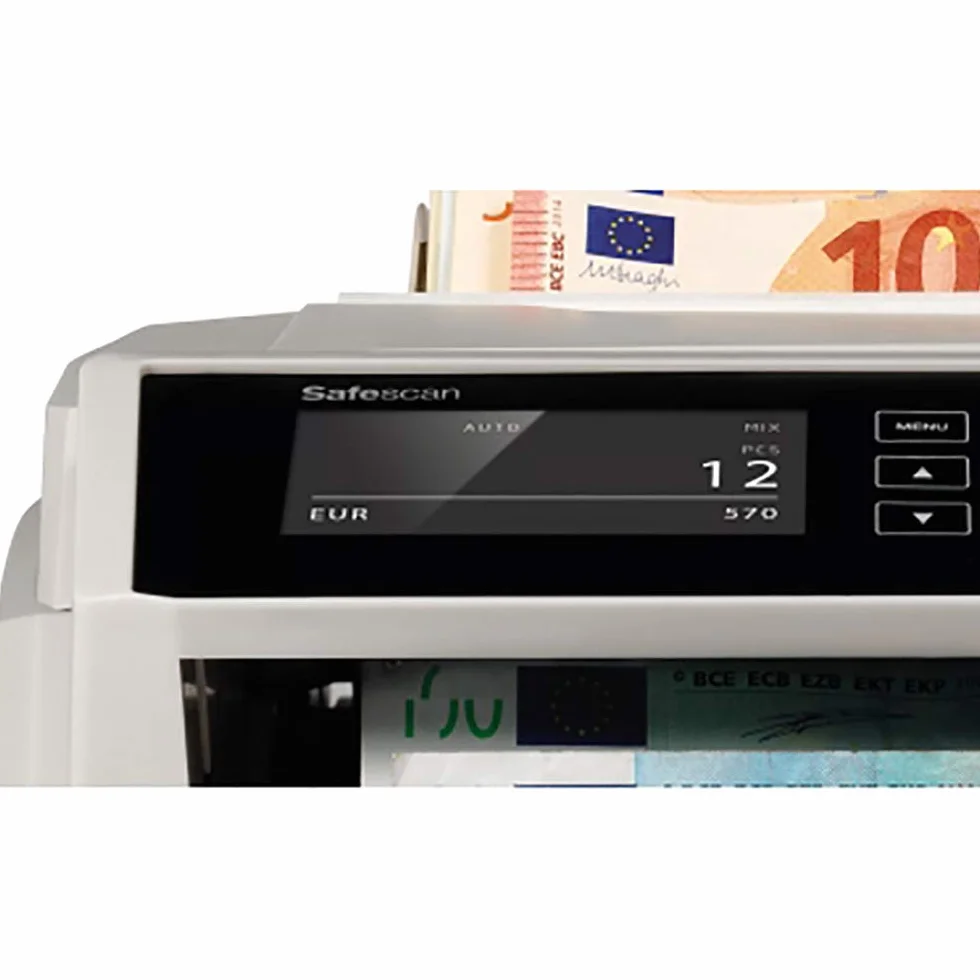 Safescan 2465-S Contadora de billetes detectora de falsos 7 puntos