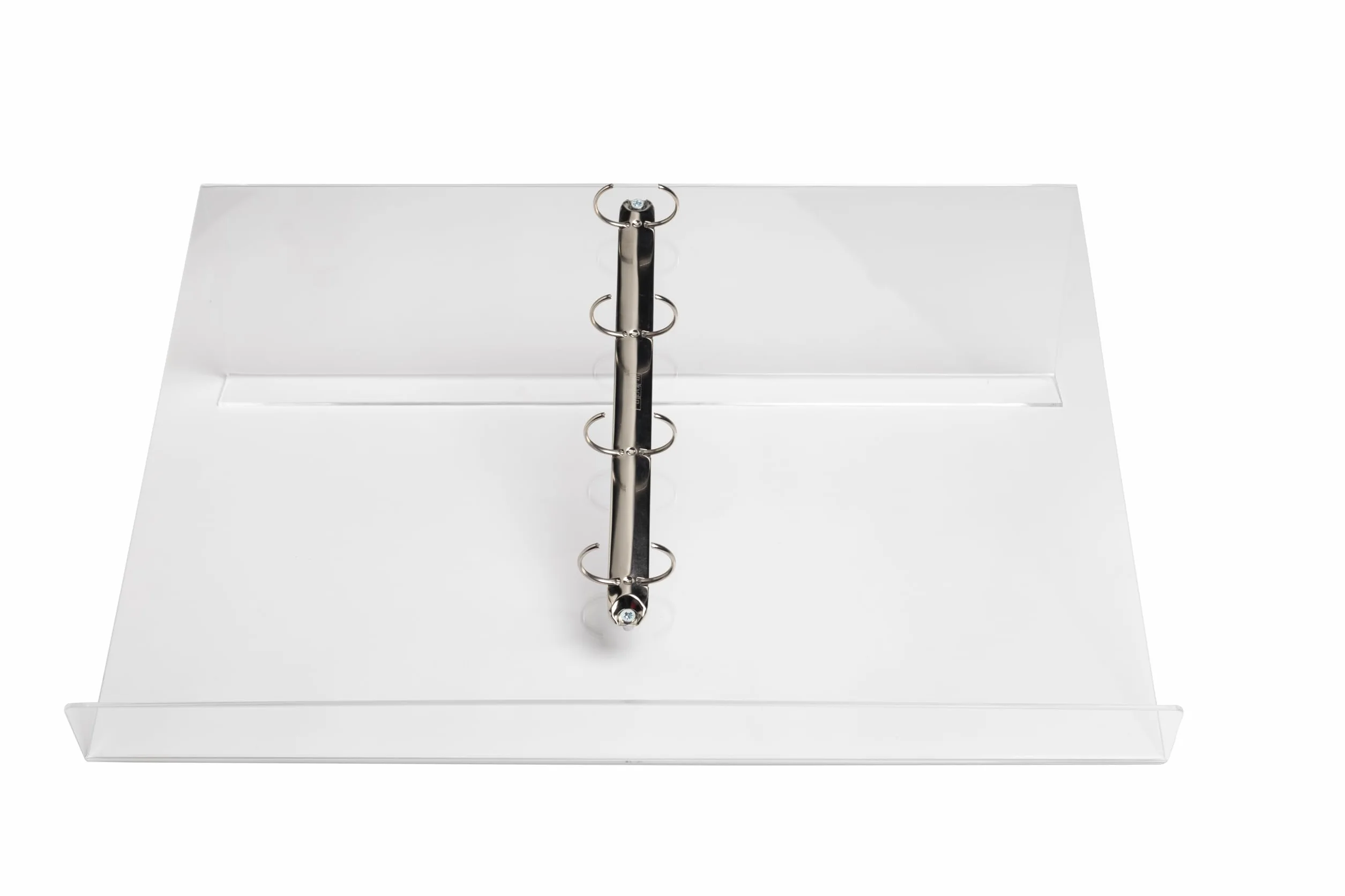 Exacompta - Ref. 81458D - 1 atril de mesa, caballete, con 4 anillas extraíbles, para documentos A4, compatible con A3. Dimensiones: Prof 52 cm x ancho 32,6 cm x alto 14,8 cm
