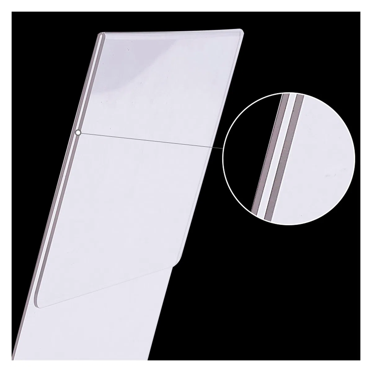 QINGGANGLING999 Restaurantes Soporte de Pantalla Soporte de Signo acrílico Inclinado, 8,5 x 11 Pulgadas Marcos de anuncios Catering, Tienda Eventos de conferencias (10 PCS) Soporte de Cartel