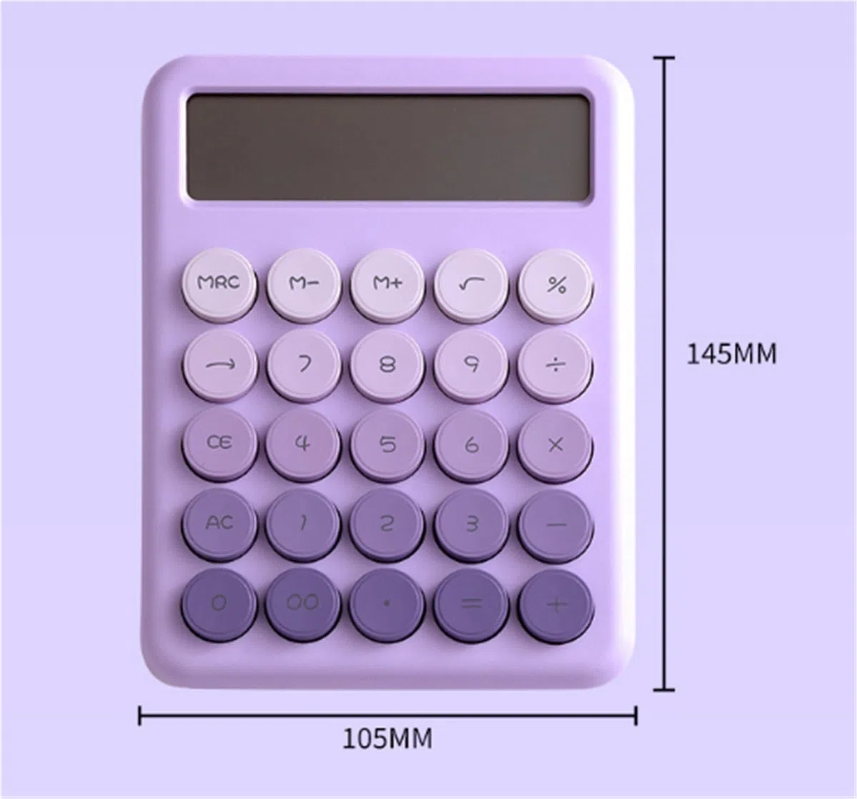 Calculadora, Calculadora De Escritorio Calculadora Sencilla For Estudiantes Calculadora Financiera De Oficina Pantalla LCD De 12 Dígitos Botón Sensible(Grün)