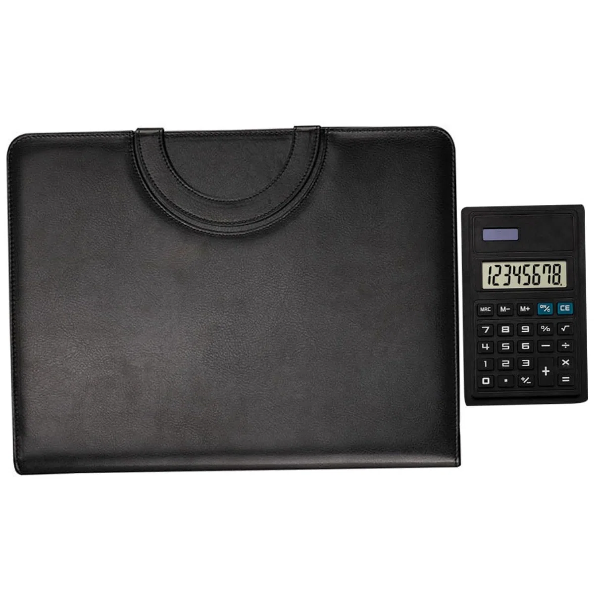 Artibetter Carpeta de Portafolios de Negocios A4 con Cremallera, Pu Negro | Organizador de Documentos, Carpeta Archivador y Carpeta Portadocumentos, Decoracion Colegio, Material de Oficina
