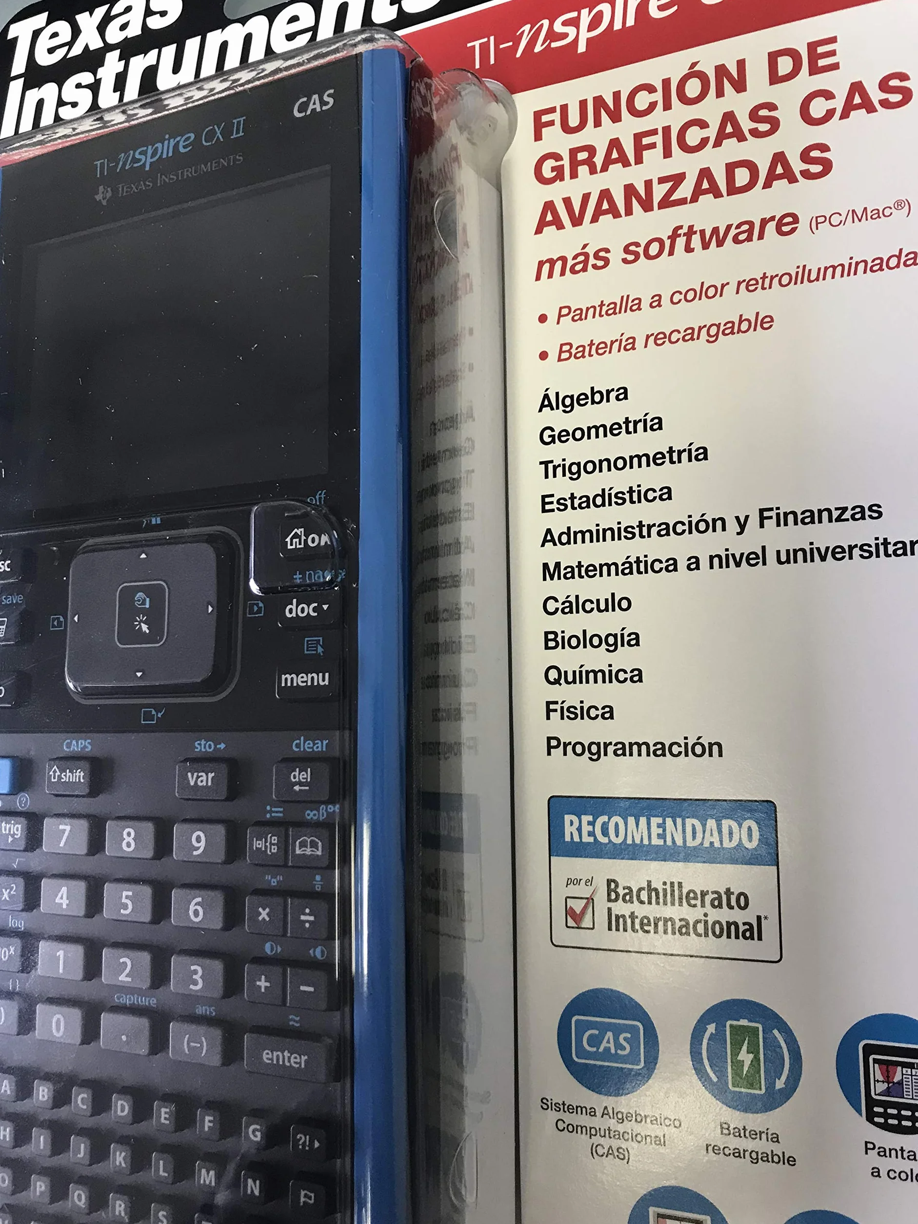 Calculadora Texas Instruments nSpire CX II CAS