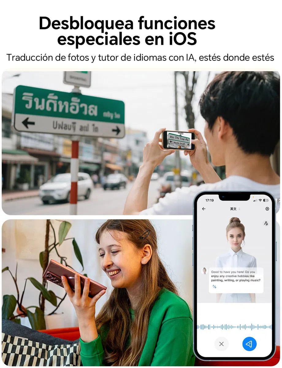 Timekettle Polypay P1 Traductor Instantaneo de Voz, Aplicación para 40 Idiomas y 93 dialectos, Traductor de Idiomas Explorar la Vida de los expatriados con Libertad, Compatible con iOS y Android