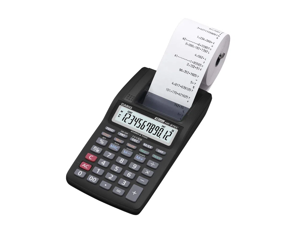 Best Price Square Calculator Printing HR8TEC by CASIO