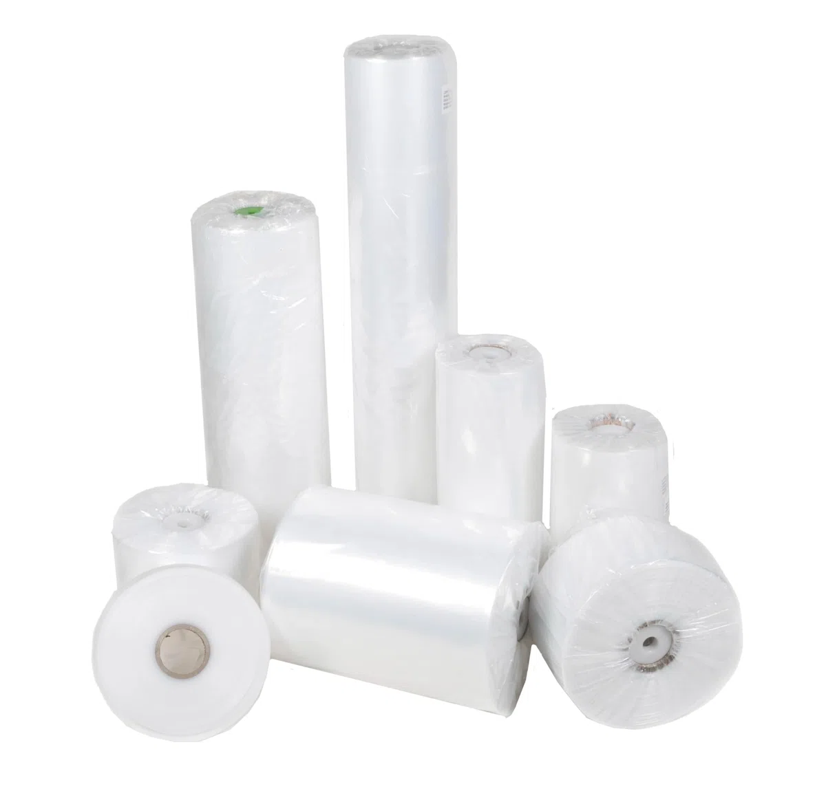 Lámina tubular transparente estrecha de 4 cm de ancho x 500 m de largo, 50 my de grosor, lámina de alta calidad, ideal para almacenamiento limpio y seco
