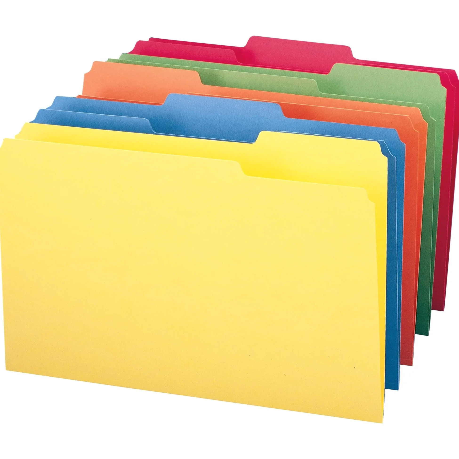 Smead FolderSys 16943 - Carpeta de archivo (1/3, tamaño legal, varios colores, 100 por caja)
