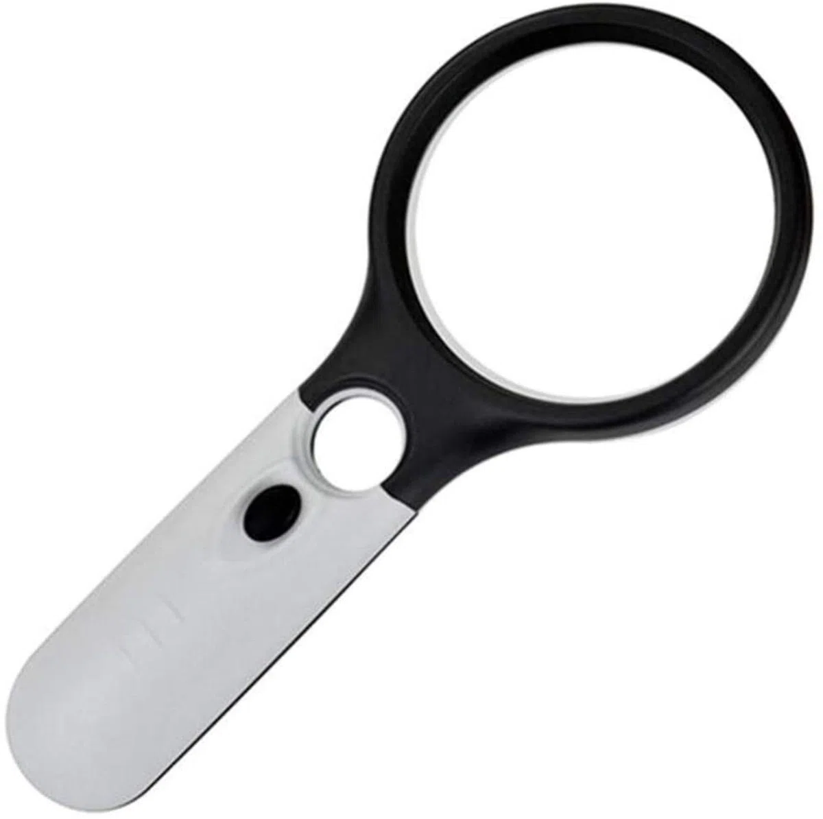 Lupa de Mano con luz LED - Gran Aumento de 3X a 45X - Ideal para Personas Mayores Que Buscan Lectura, aficiones, Reparaciones y joyería.