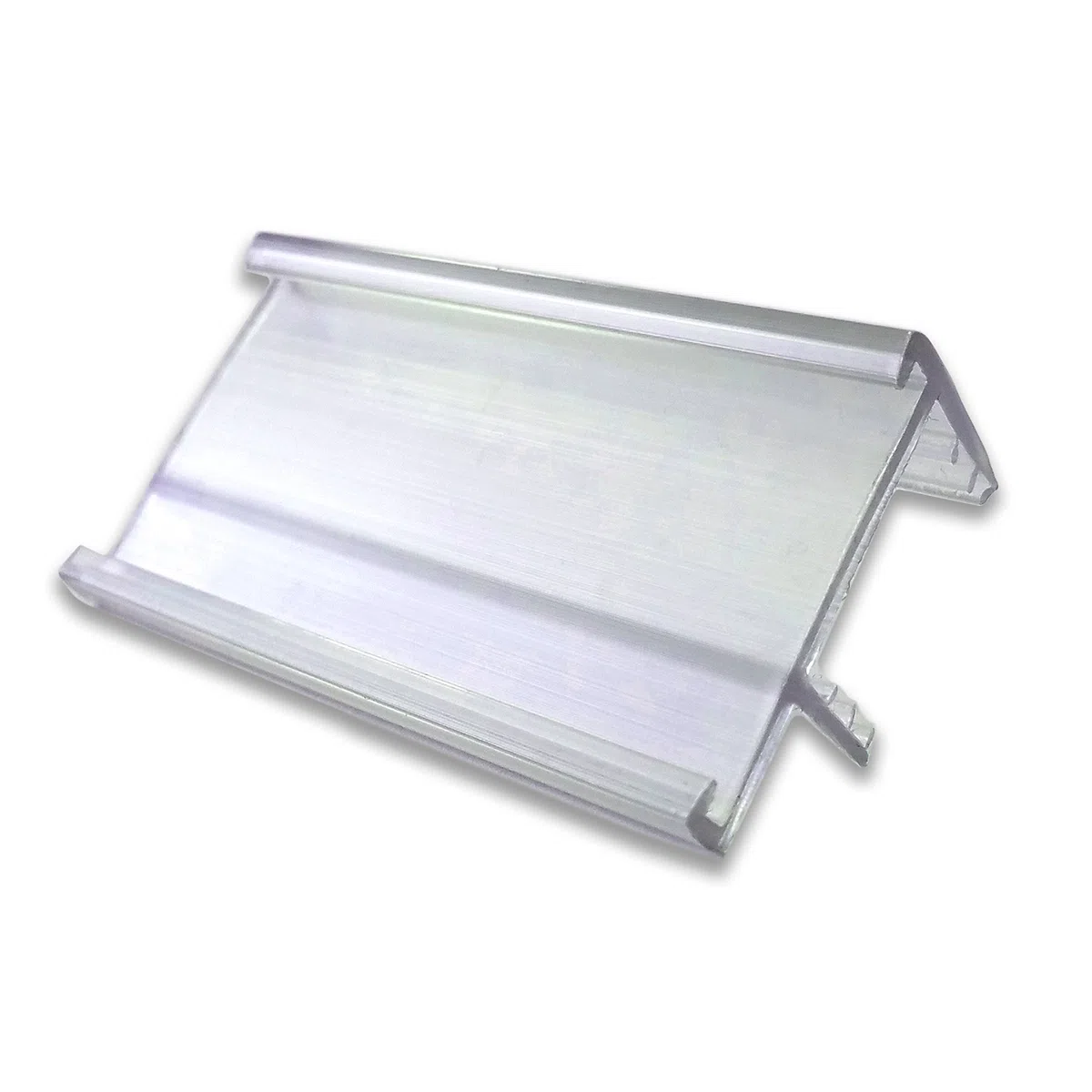 Soporte de madera transparente con ranura para billetes de 6,35 cm de largo x 3,81 cm de alto, clips y agarres en estantes de 1,9 cm de grosor – múltiples cantidades disponibles