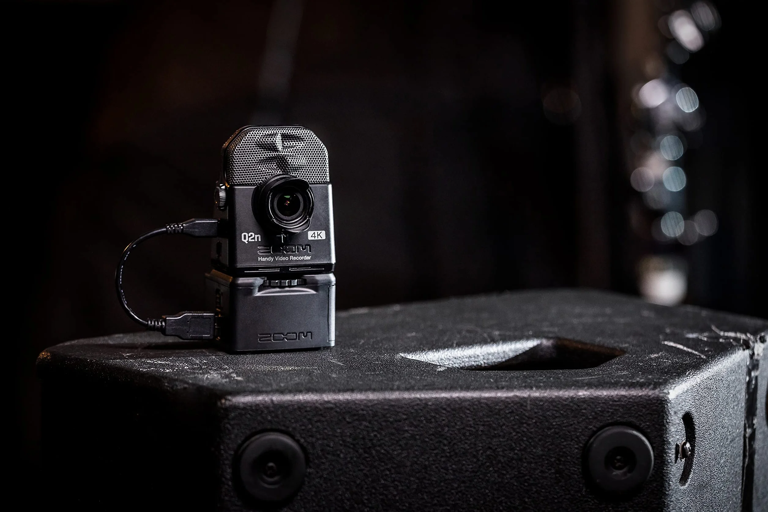 Zoom Q2n-4K Grabadora de audio y vídeo 4K/30P Ultra High Definition Video micrófonos estéreo lente gran angular