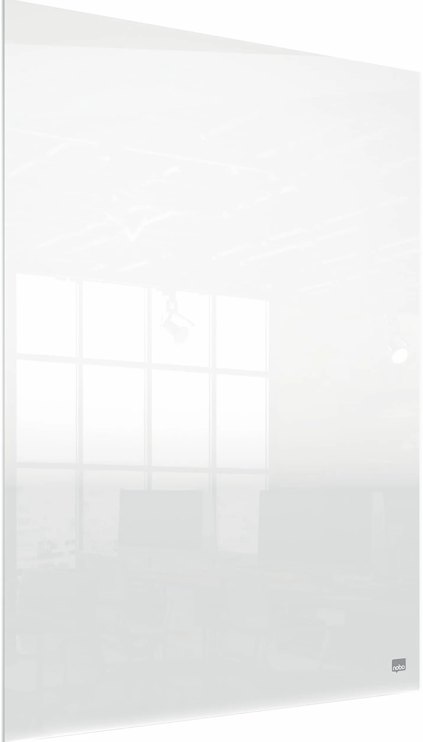 Nobo Pizarra Blanca Magnética 600 x 450 mm, Portátil, Incluye Rotulador y Soportes