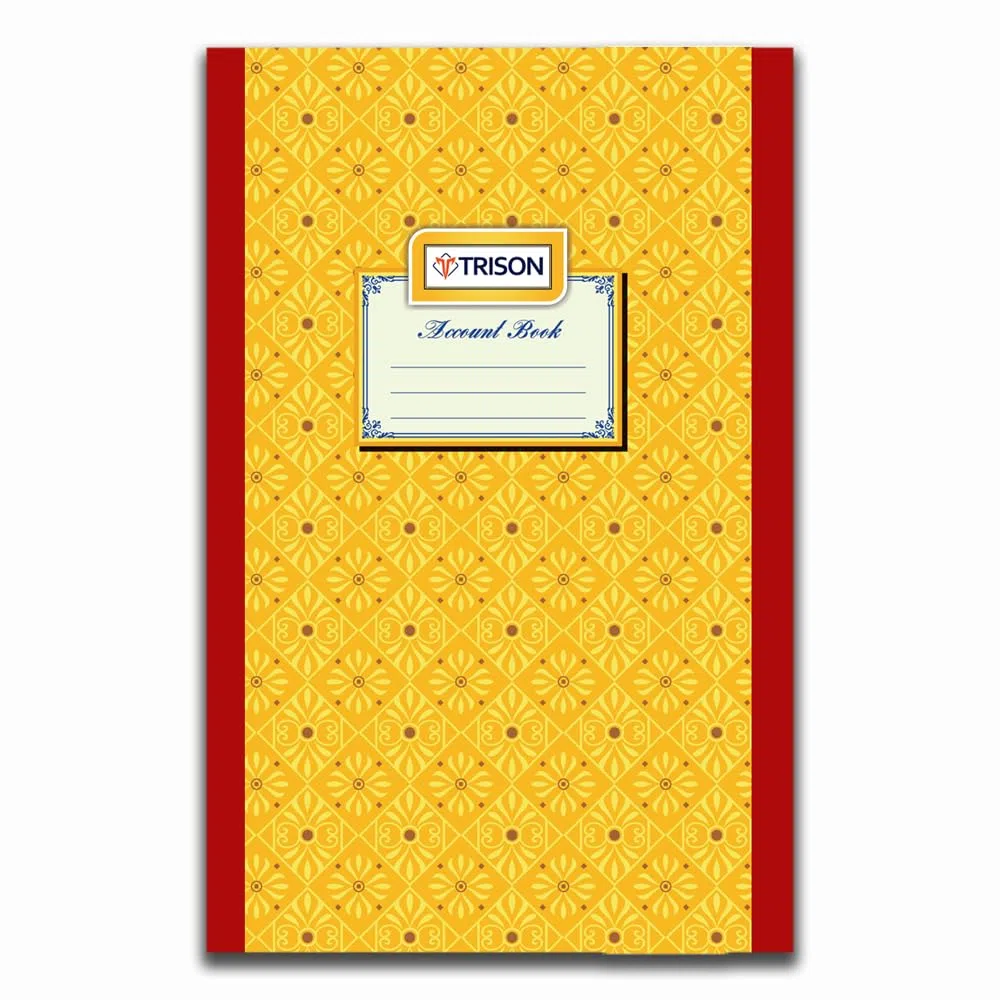 Trison Registro de existencias, 50 páginas (incluyendo páginas de índice), 19 x 31 cm, tapa dura, papel de contabilidad verde, Quire 1, paquete de 1